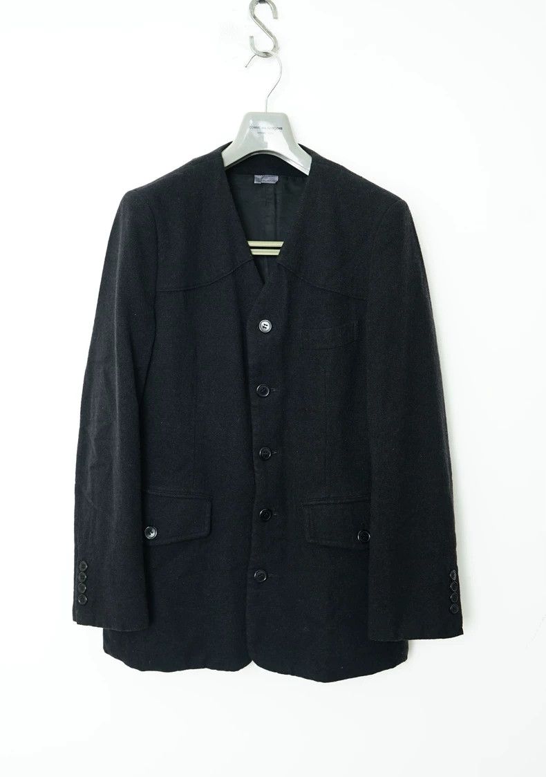 Comme des Garcons Wool Round Neck Jacket Size US M / EU 48-50 / 2 - 1 Thumbnail