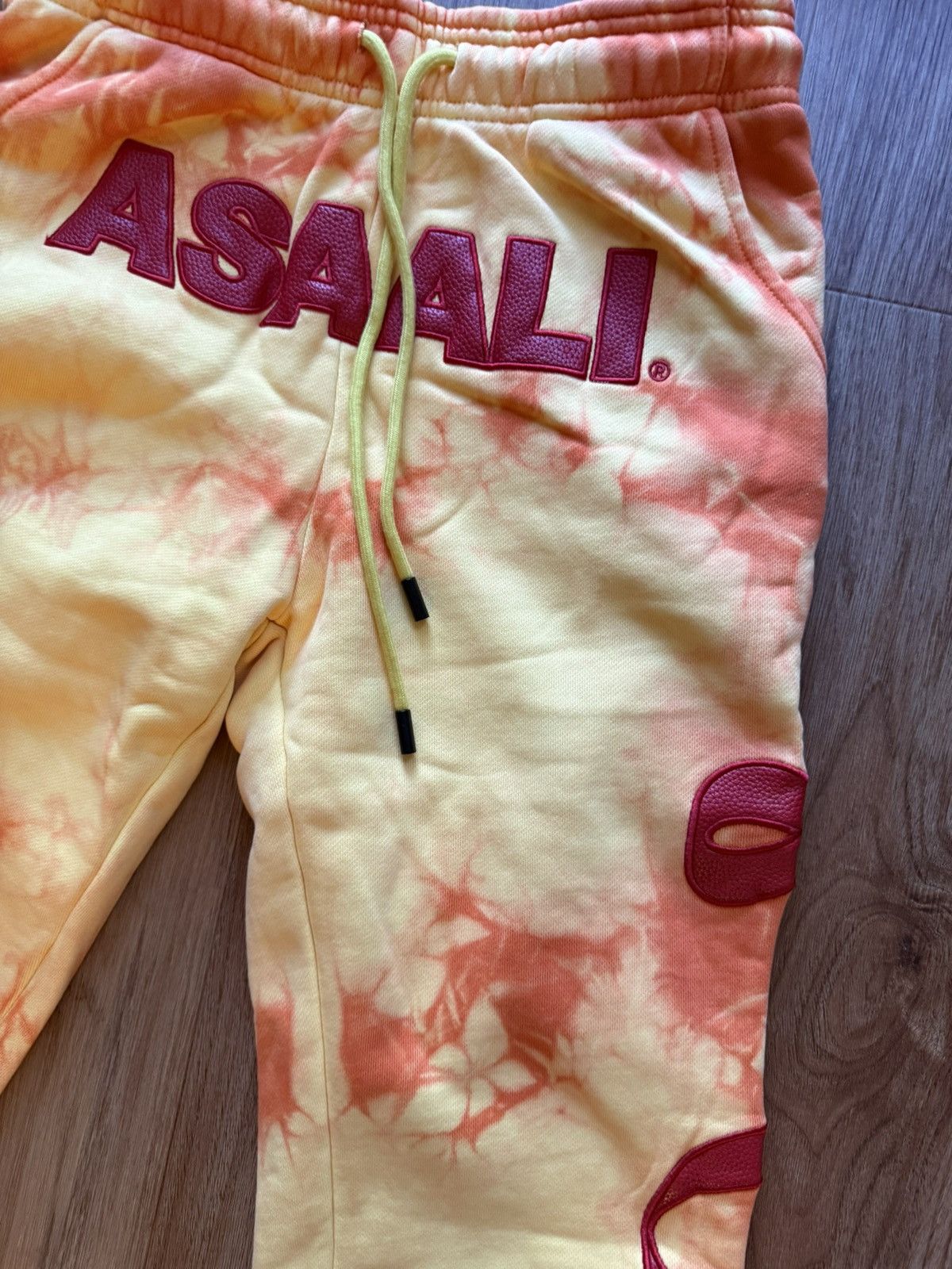 Asaali Asaai leather joggers sweatpants oversized Size US 32 / EU 48 - 2 Thumbnail