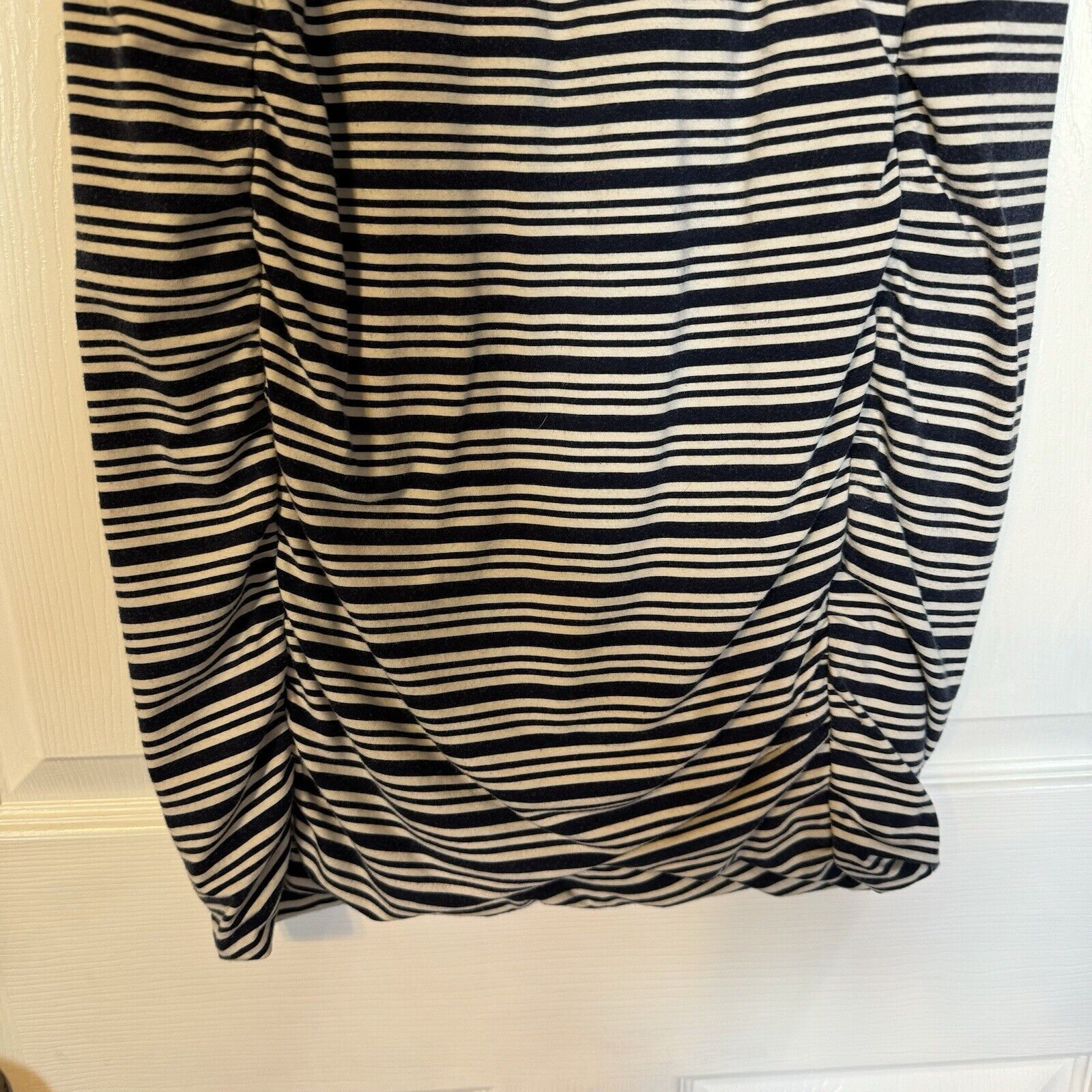 Athleta Athleta Ruched Striped Sleeveless Dress Medium Size M / US 6-8 / IT 42-44 - 4 Thumbnail