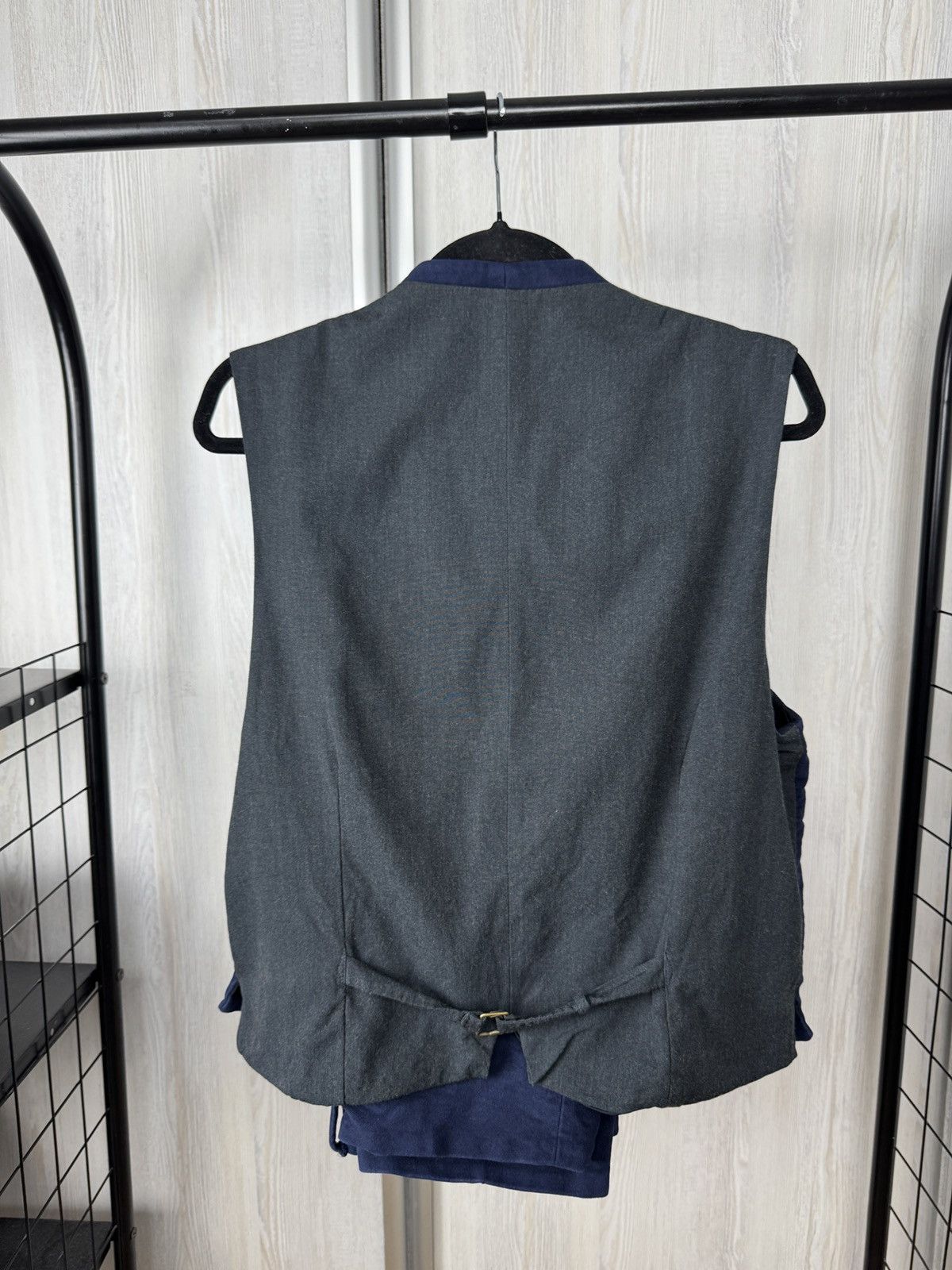 Romeo Gigli Romeo Gigli 3 pieces faded blue velour cotton suit size 50 Size 40R - 19 Thumbnail