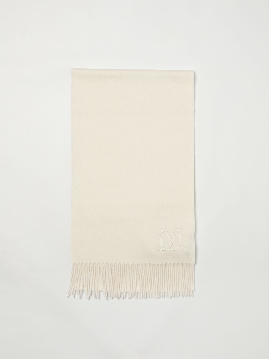 Max Mara Max Mara Scarf Woman White Size ONE SIZE - 1 Thumbnail