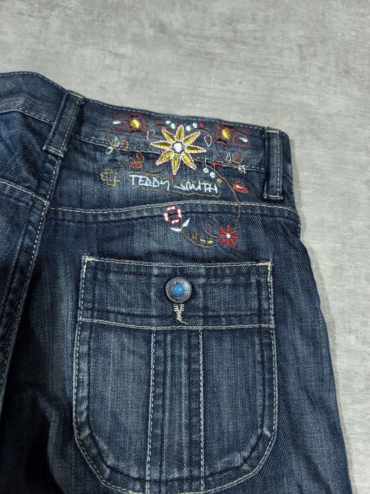 Other xxs 2000s grunge super flared jeans lowrise Size 25" / US 0 / IT 36 - 4 Thumbnail