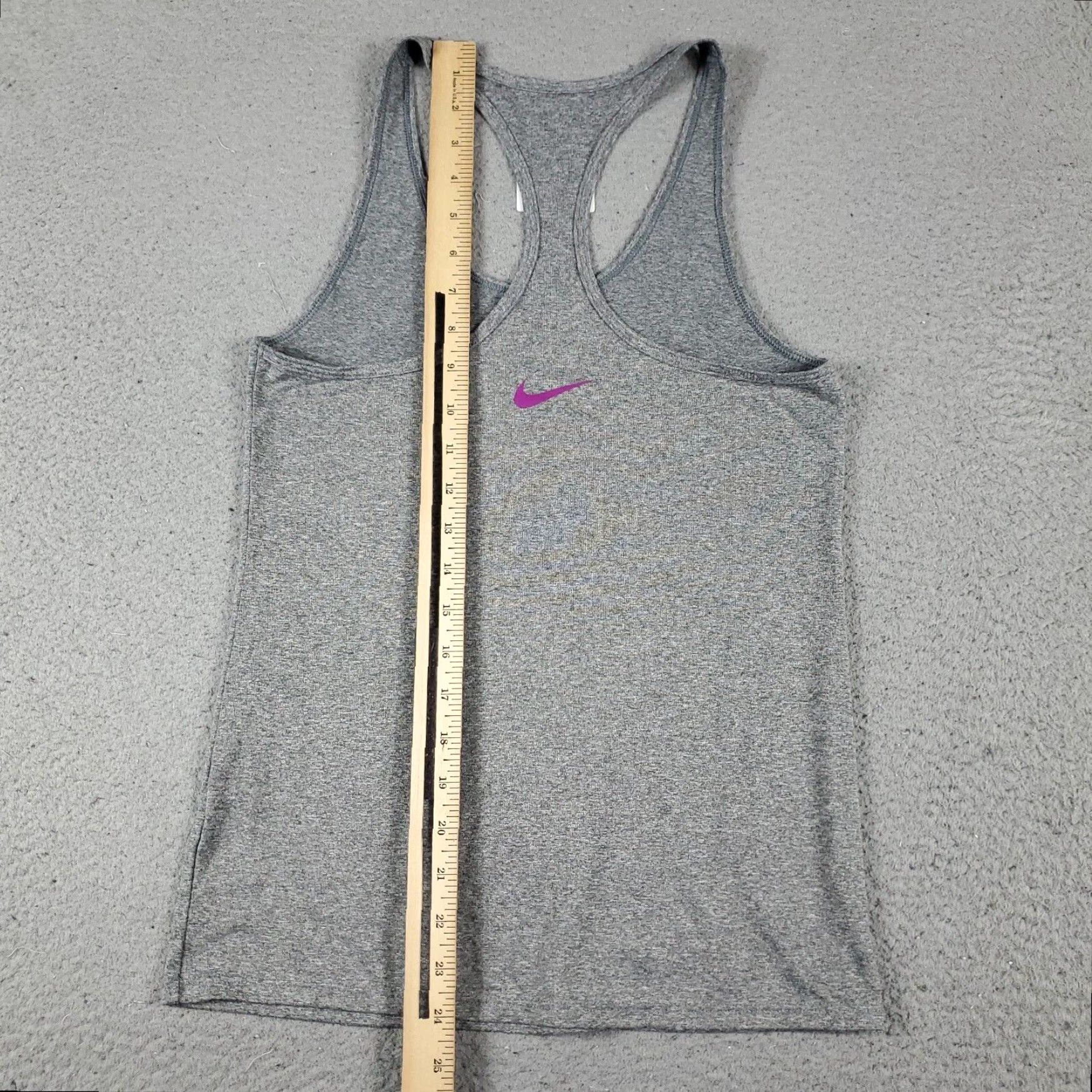 Nike Nike Womens Tank Top Gray Namaste Extra Large XL Active Running Training Size XS / US 0-2 / IT 36-38 - 4 Thumbnail