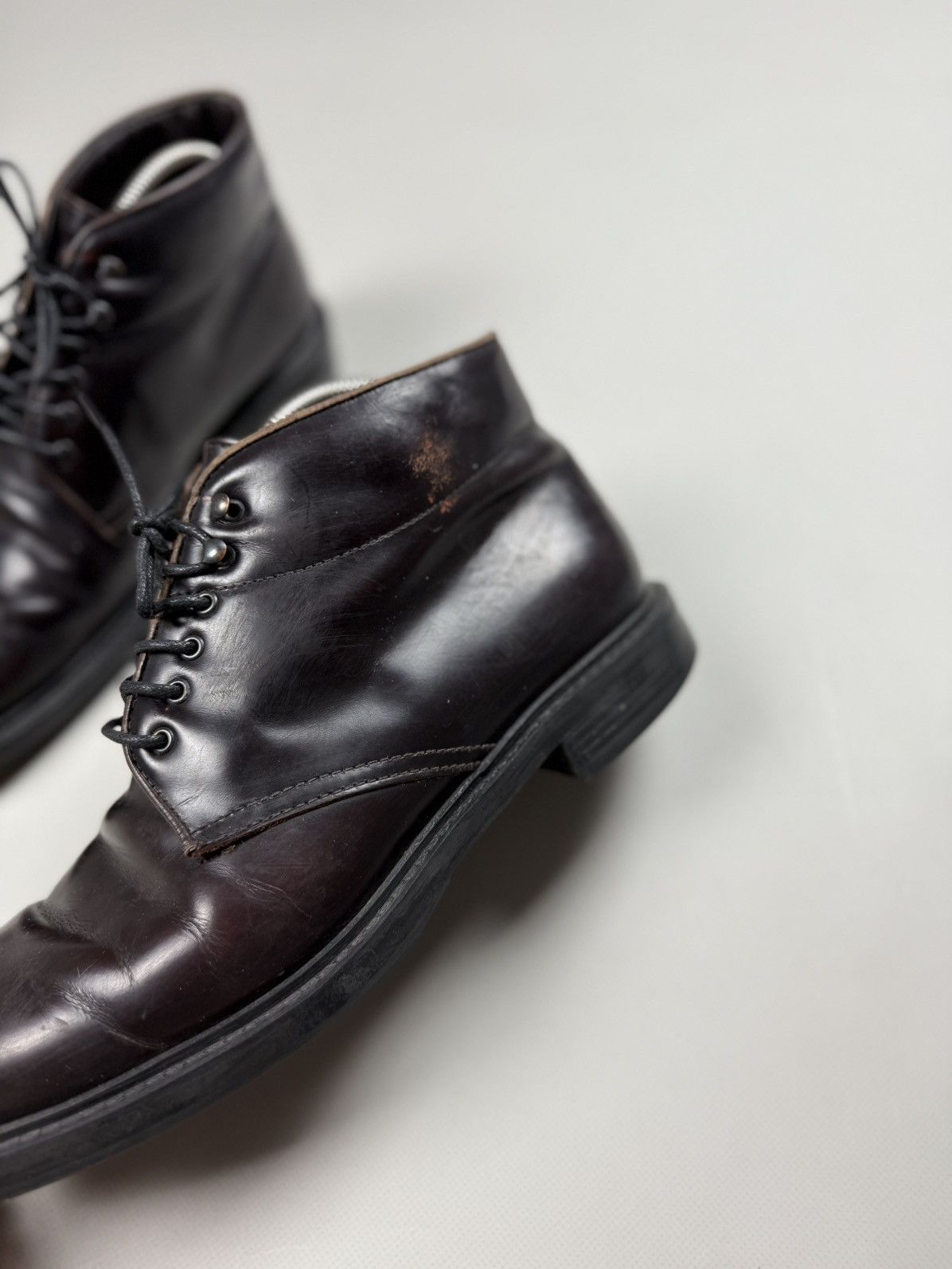 Prada Prada Men’s Leather Lace Up Boots Shoes Size UK 7.5 / US 8.5 Size US 8.5 / EU 41-42 - 13 Thumbnail