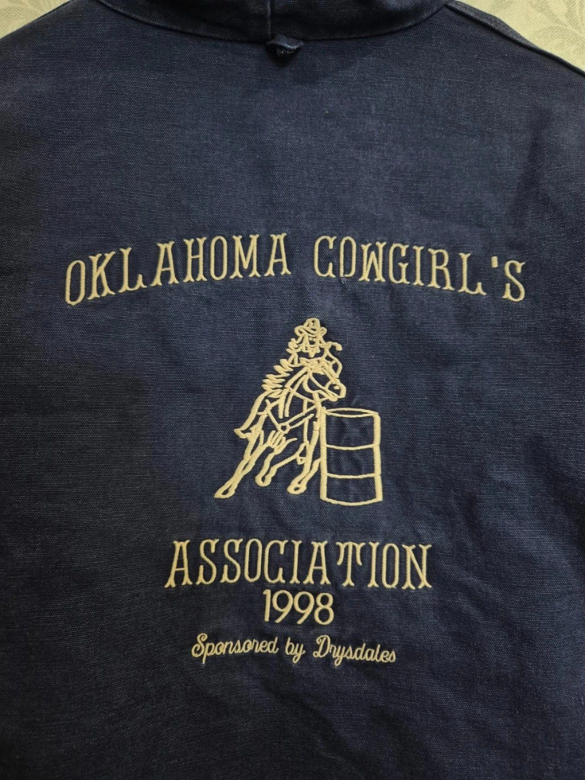Carhartt VTG 90s Carhartt JR102 Navy Active Jacket Oklahoma Cowgirl’s Size US XXL / EU 58 / 5 - 4 Thumbnail