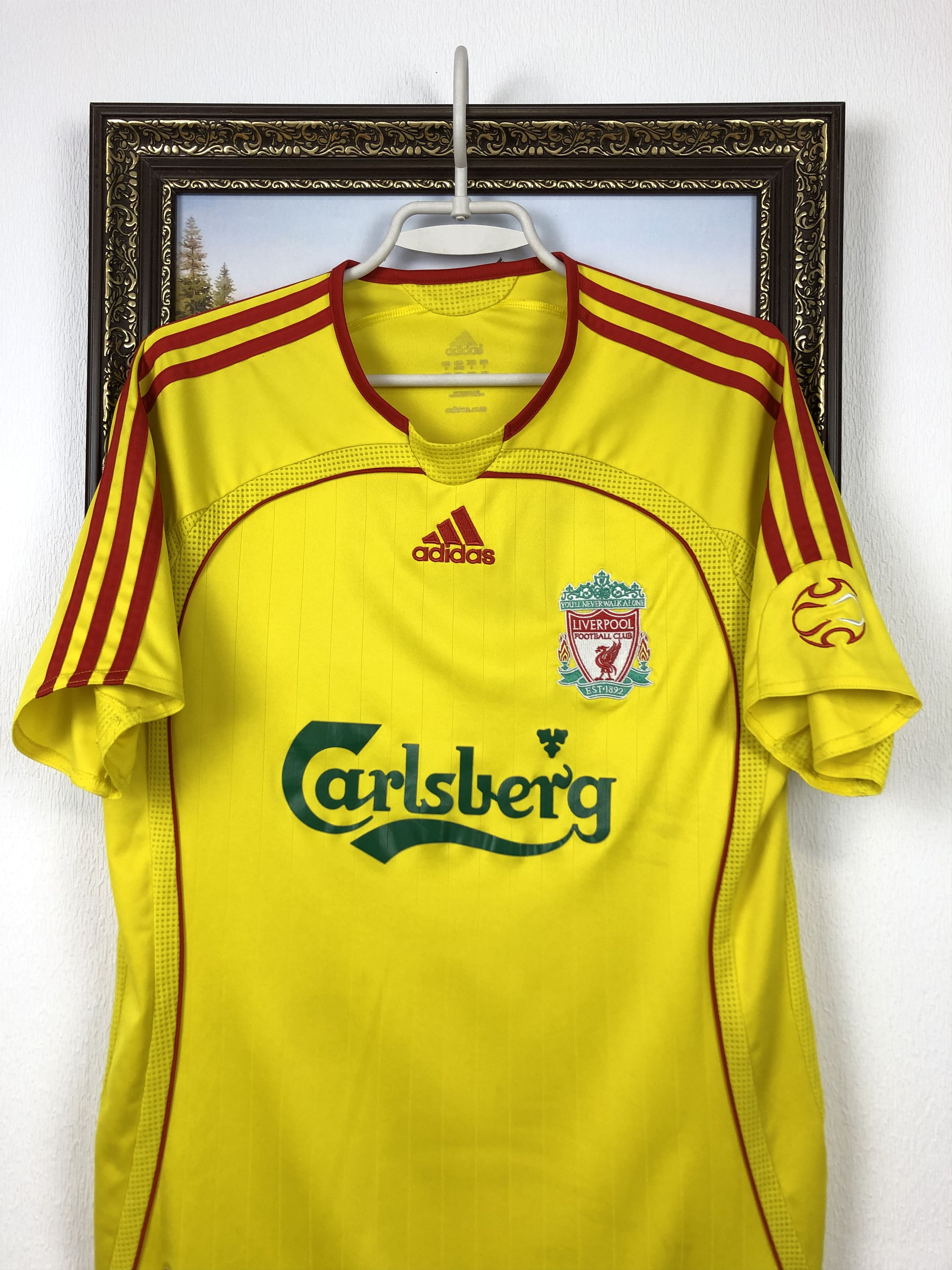 Adidas Liverpool Away football shirt 2006 Soccer Adidas Jersey Rare Size US S / EU 44-46 / 1 - 2 Thumbnail