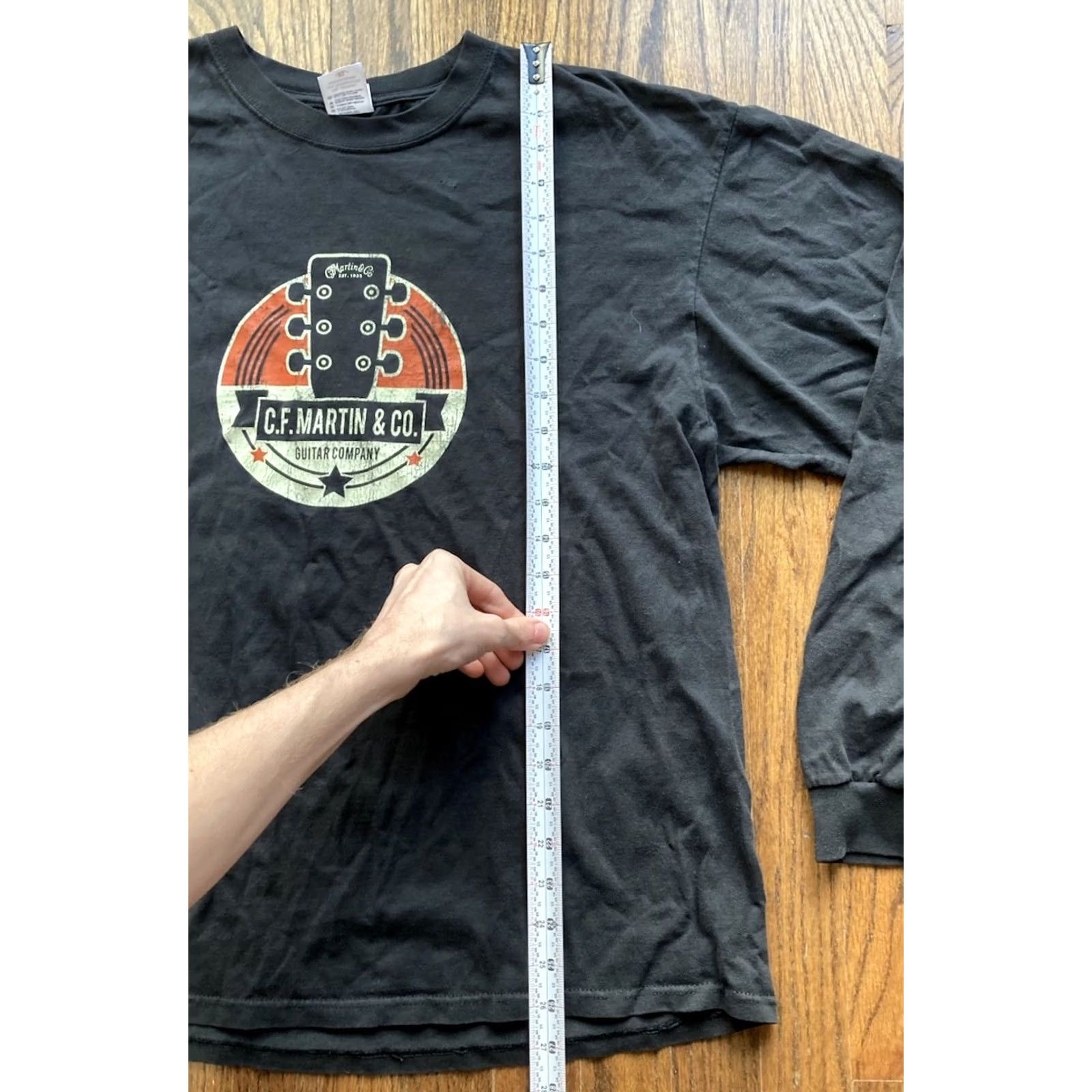 Anvil VINTAGE CF Martin Guitars Shirt XL Long Sleeve Black Mens Y2K Size US XL / EU 56 / 4 - 6 Thumbnail