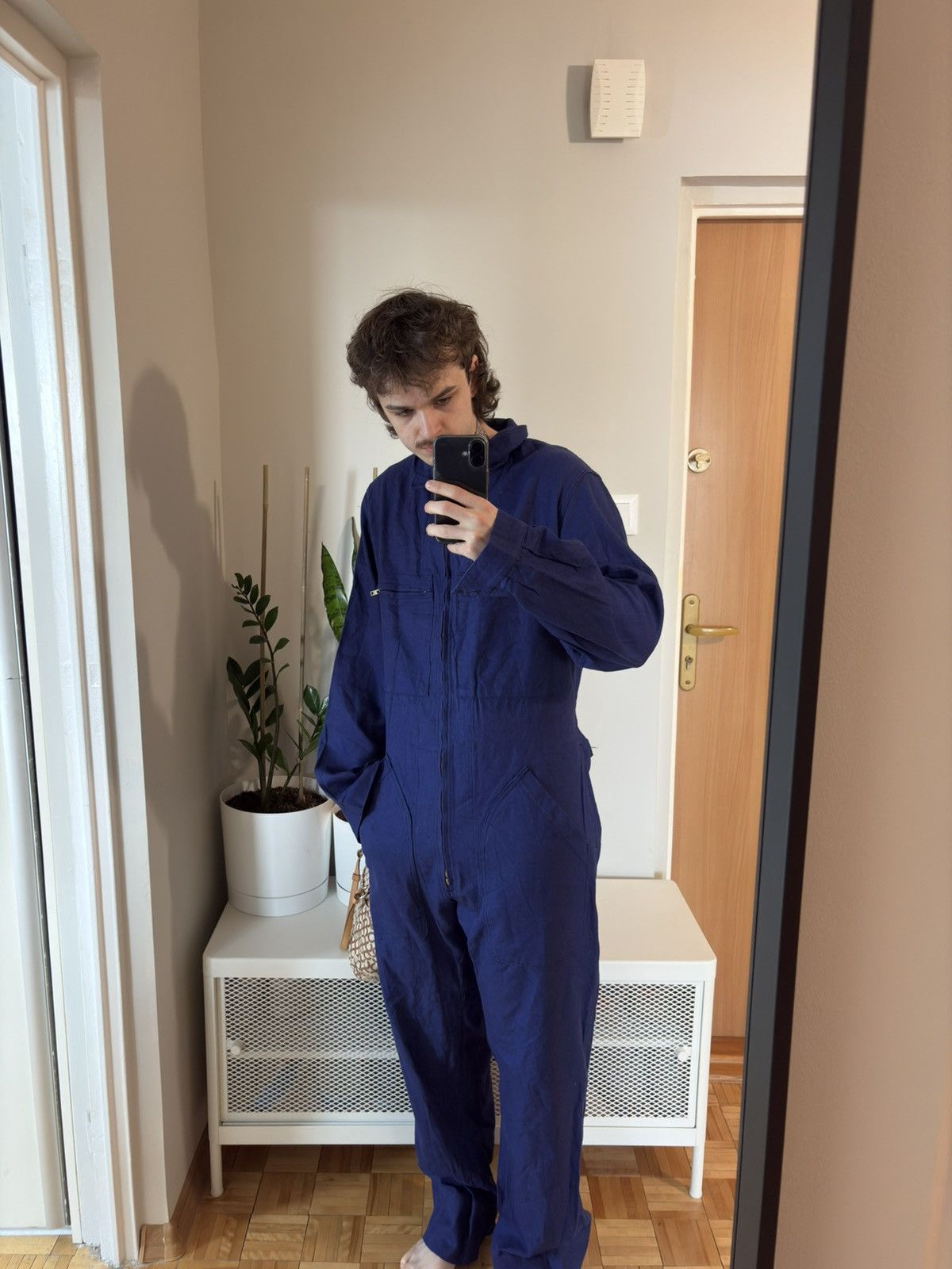 Le Laboureur 60s/70s french zip up coveralls sanfor jampsuit french chore Size US S / EU 44-46 / 1 - 4 Thumbnail