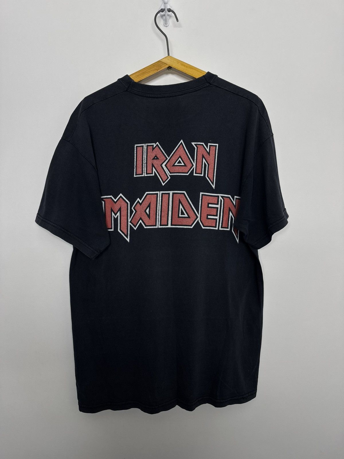 Iron Maiden Vintage 1989 Iron Maiden Eddie Crunch Black T-shirt Size US M / EU 48-50 / 2 - 2 Thumbnail