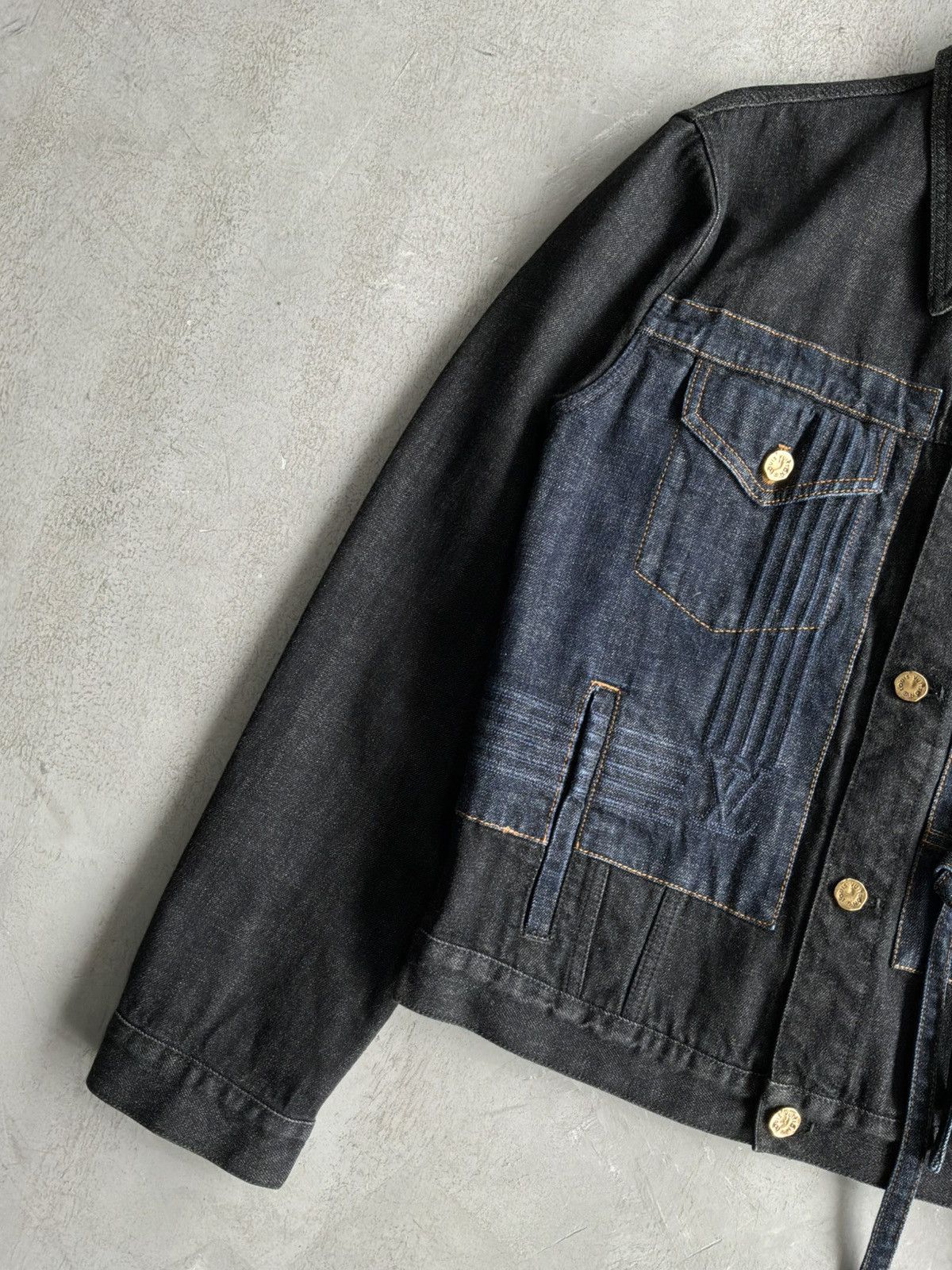 Louis Vuitton Louis Vuitton - Bow Panneled Denim Jacket Size US S / EU 44-46 / 1 - 4 Thumbnail