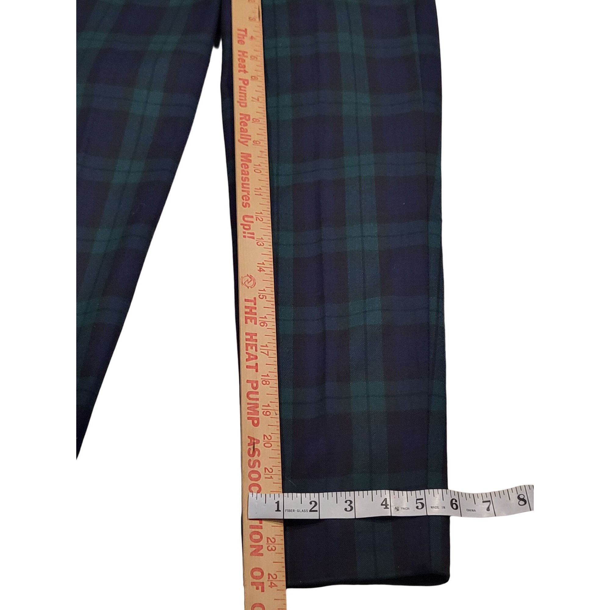 J.Crew J. Crew Cameron Tartan Plaid Crop Pants Women Sz XS Wool Boh Size 24" / US 00 / IT 34 - 4 Thumbnail
