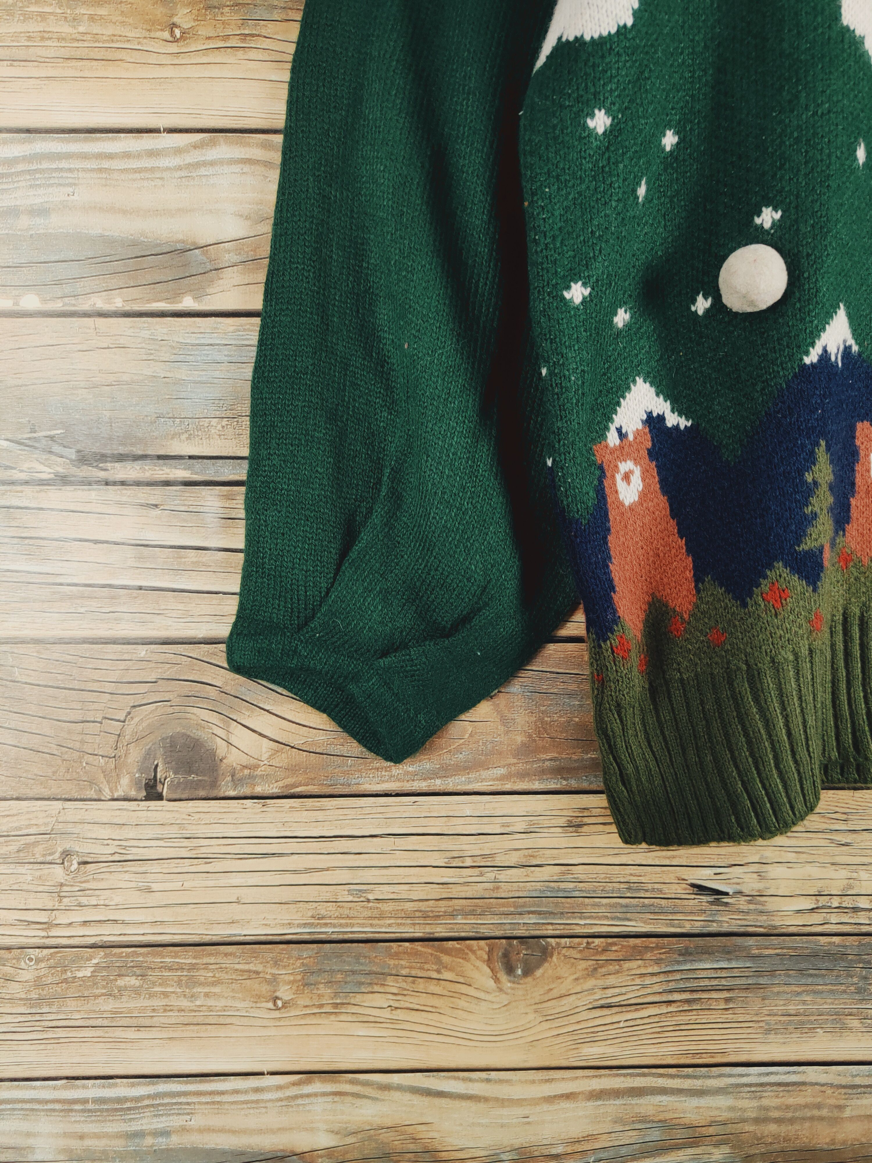 Vintage Rivet & Surge Green Knitwear Sweatshirts #W1233 Size US XL / EU 56 / 4 - 6 Thumbnail