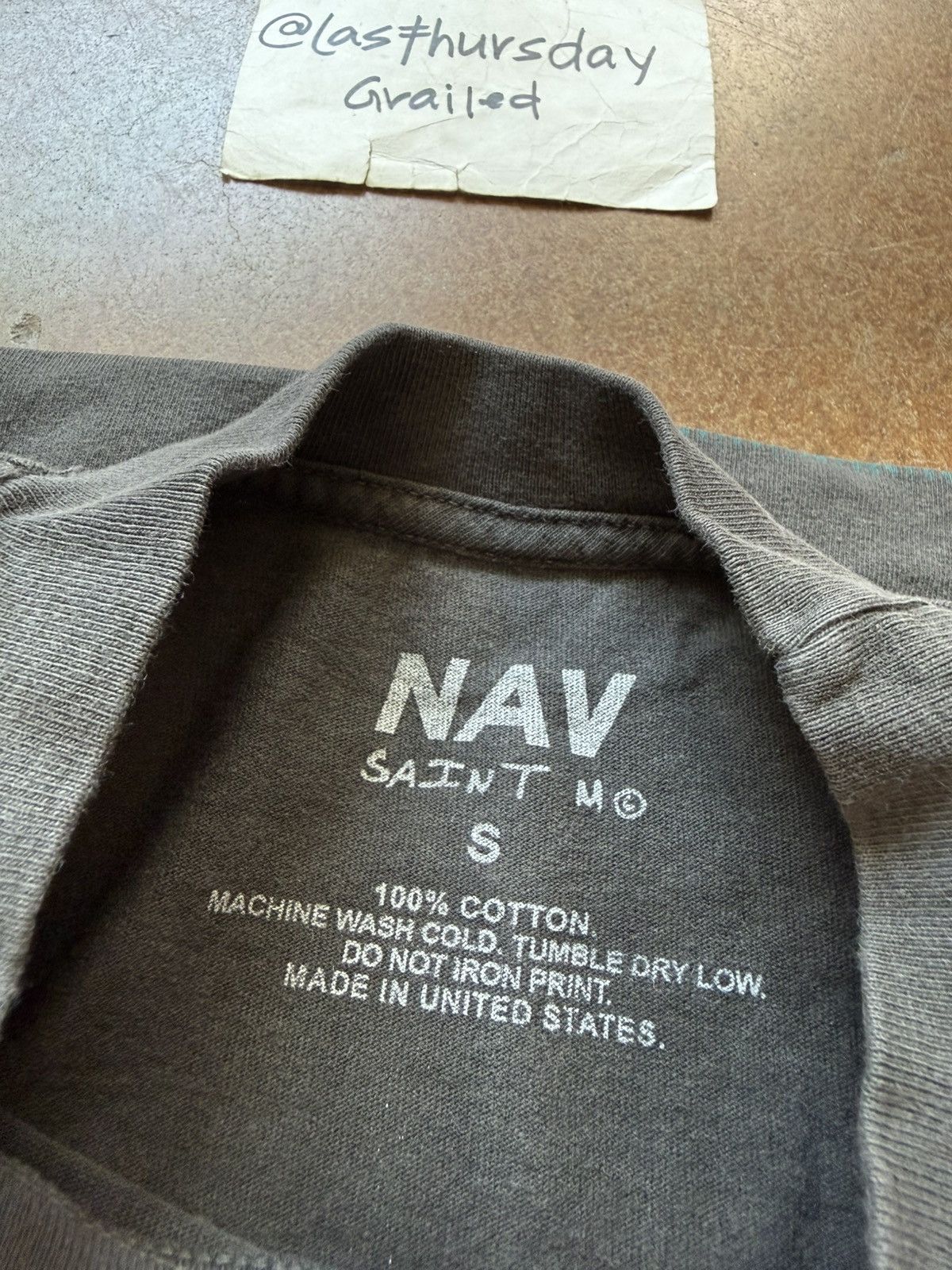 Saint Michael Saint Michael x NAV OMW2 Rexdale L/S Black 002 Small Size US S / EU 44-46 / 1 - 5 Thumbnail