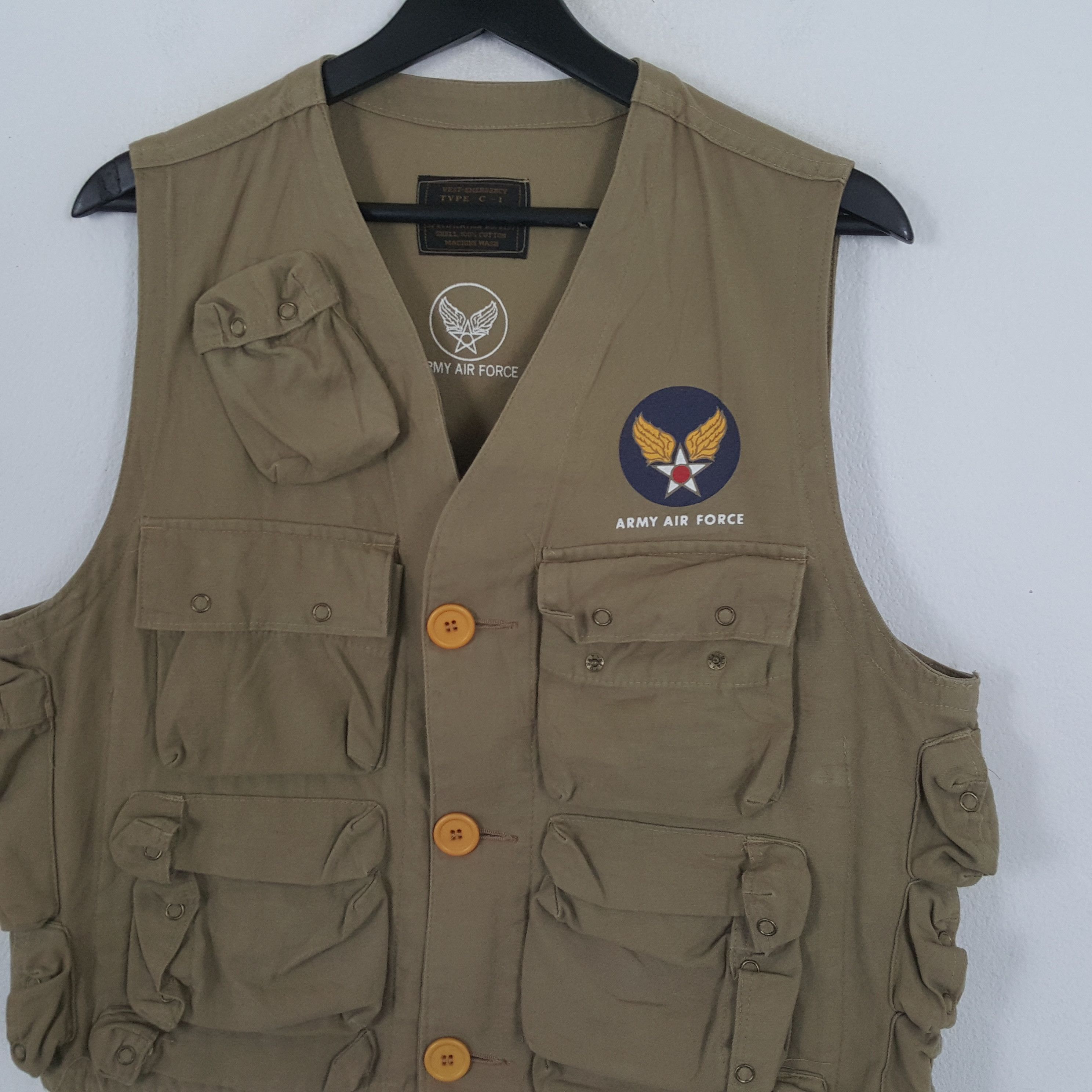 ARMY AIR FORCE Vest Tactical Pocket Design