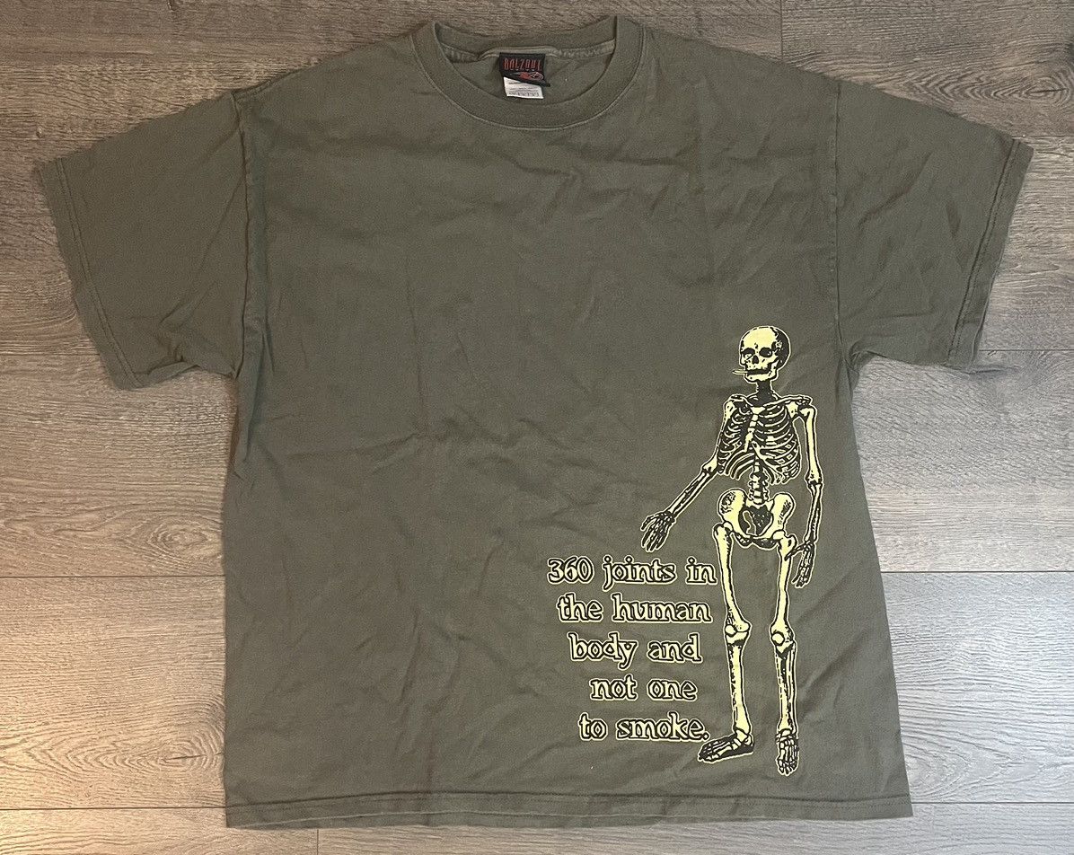 Band Tees × Vintage Vintage Smoke Weed Tee Size US L / EU 52-54 / 3 - 1 Thumbnail