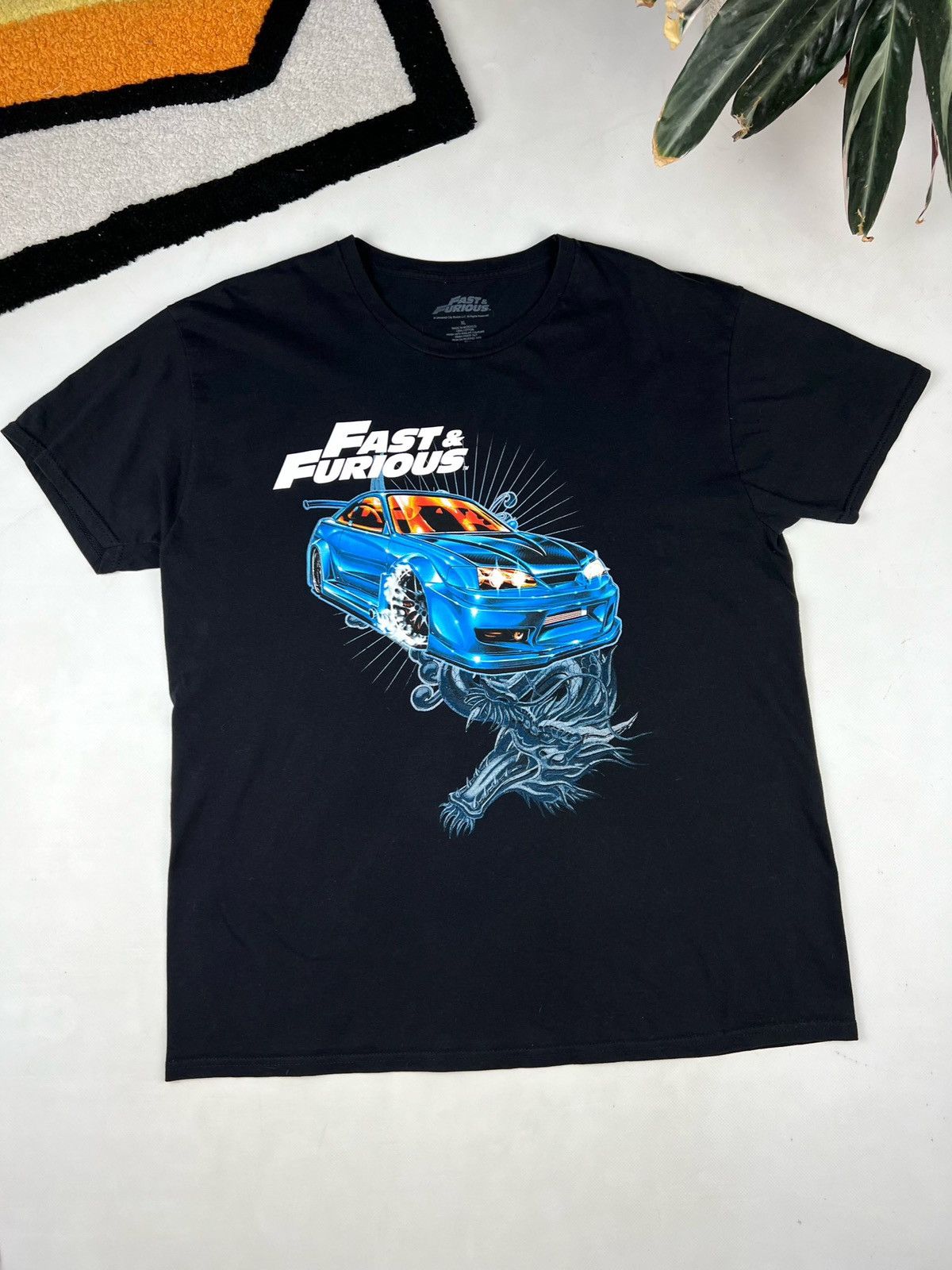 Vintage Fast And Furious Movie Promo TShirt Tee y2k Nissan gtr drift Size US XL / EU 56 / 4 - 1 Thumbnail