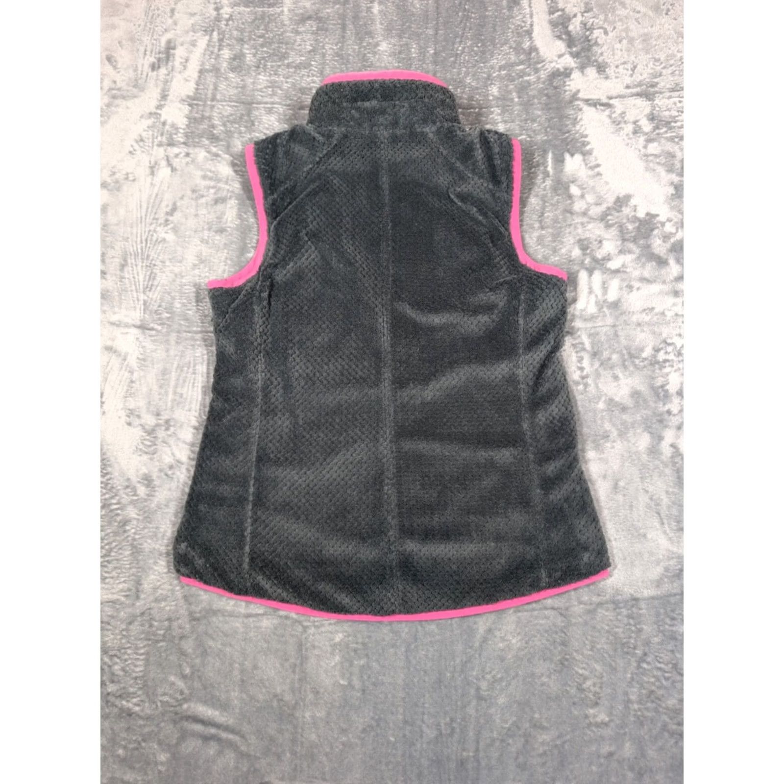 Pinko Womens Zero Restriction Fleece Reversible Vest Pink Medium Vest Zip Reversible Golf Theme Women's Size M / US 6-8 / IT 42-44 - 7 Thumbnail