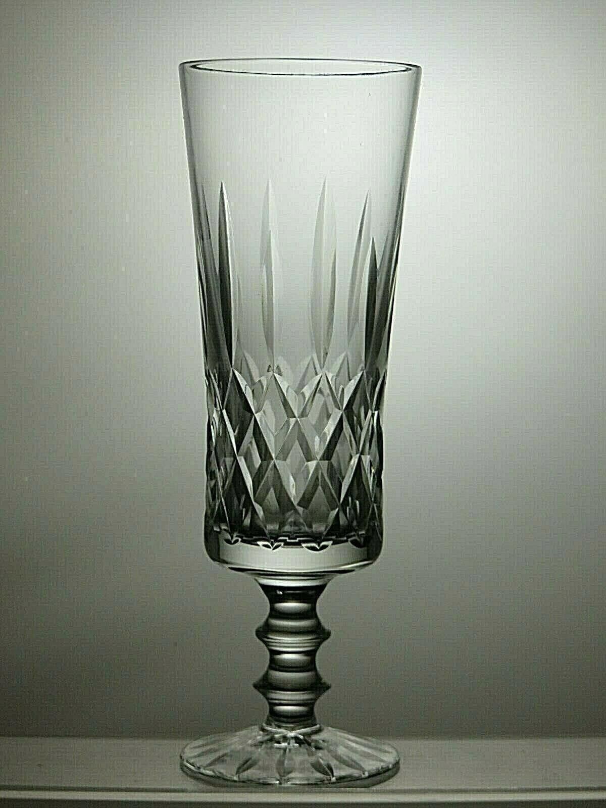 The Unbranded Brand Cut Glass Lead Crystal Set Of 5 Champagne Flutes 7 1/4" Size ONE SIZE - 3 Thumbnail