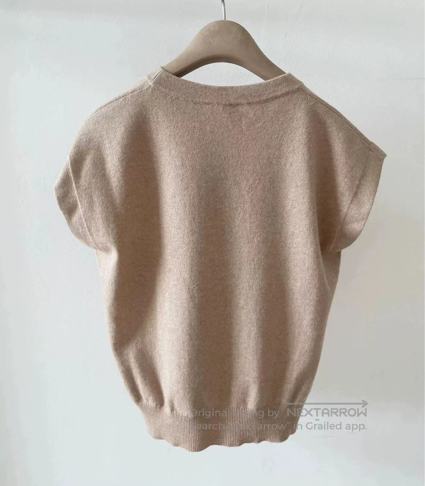 Brunello Cucinelli Brunello Cucinelli Beige Embellished Sweater. Size US XS / EU 42 / 0 - 2 Thumbnail