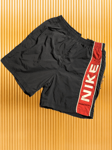 Nike Vintage Nylon shorts Swim Big Logo Oldmoney Size US 30 / EU 46 - 1 Thumbnail