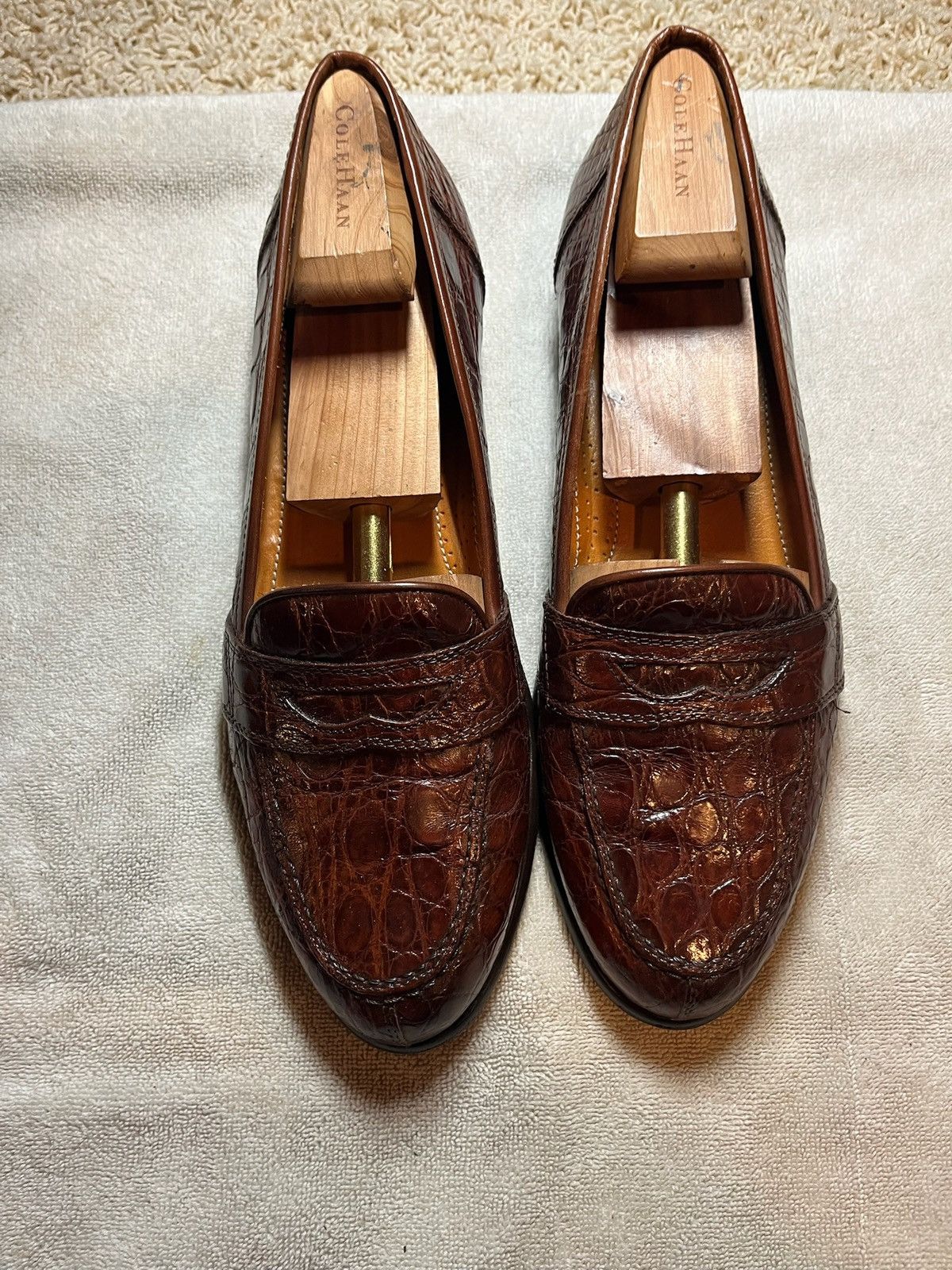 Zelli Genuine Crocodile Loafers Size US 9 / EU 42 - 1 Thumbnail