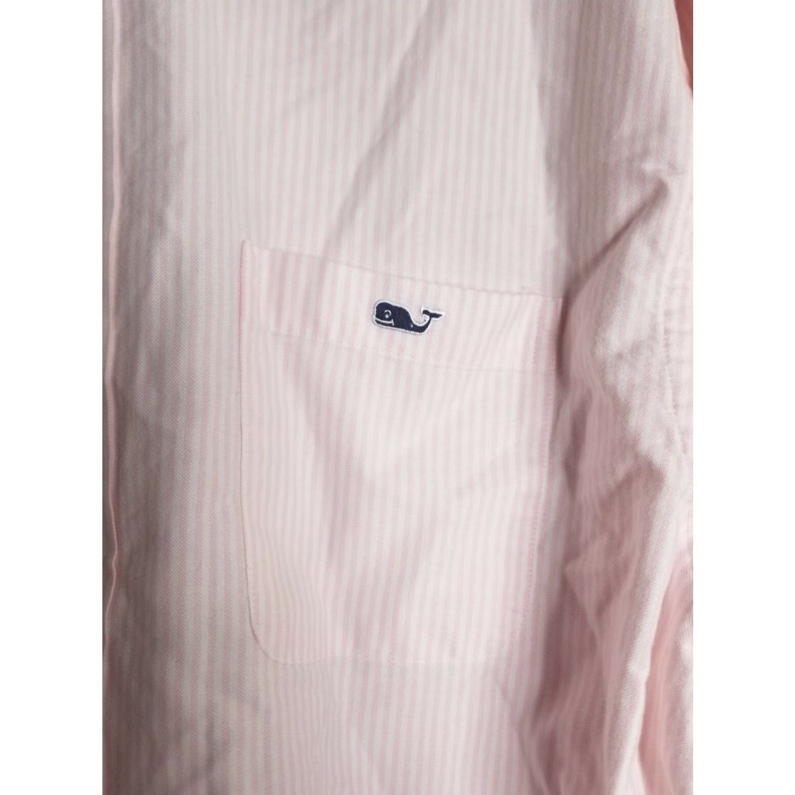 Vineyard Vines Vineyard Vines Mens L Button-Down Shirt Pink White Stripes Long Sleeve Classic Shirt Size US L / EU 52-54 / 3 - 4 Thumbnail