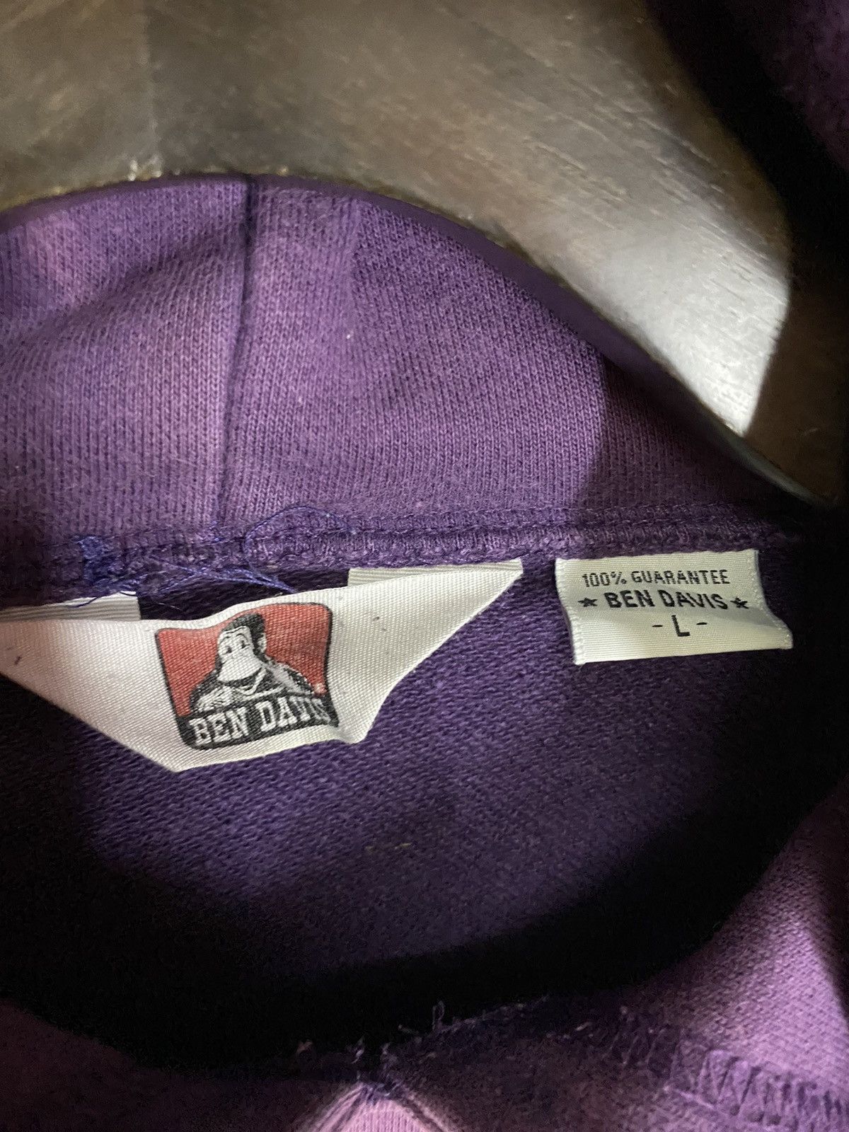 Ben Davis × Vintage Ben davis hoodie jumper purple sun faded size L Size US L / EU 52-54 / 3 - 6 Thumbnail