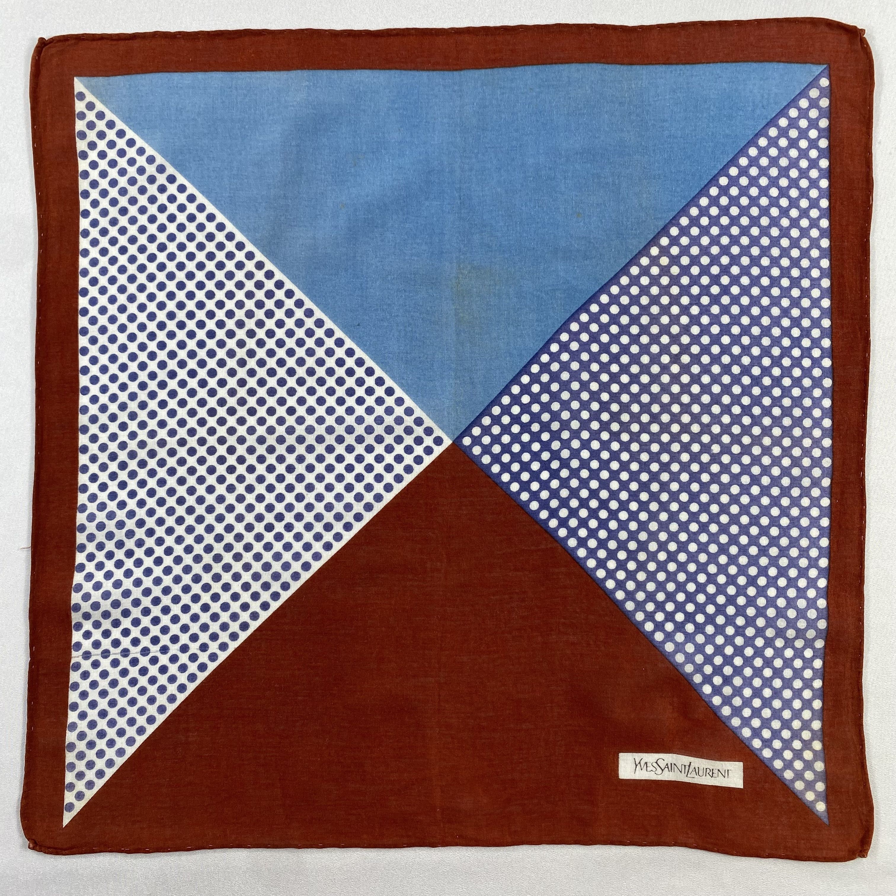 Vintage Yves Saint Laurent Neckerchief / Handkerchief-P615 Size ONE SIZE - 1 Thumbnail