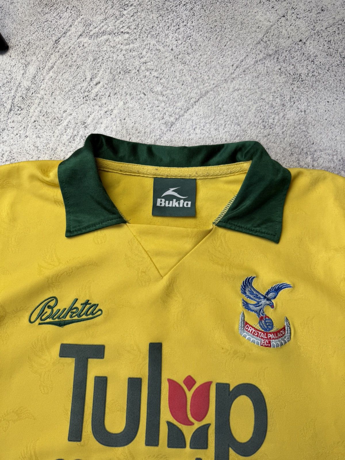 Vintage Crystal Palace Away Football Shirt 1992 Adults Large Bukta Size US M / EU 48-50 / 2 - 7 Thumbnail