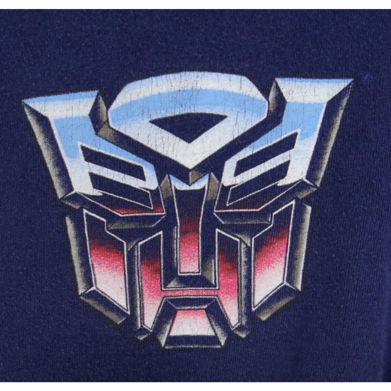 Changes VTG Transformers Autobots Logo T-Shirt Men's XL Blue Changes Shirt Short Sleeve Crew Neck Graphic Print Retro 90s Size US XL / EU 56 / 4 - 3 Thumbnail