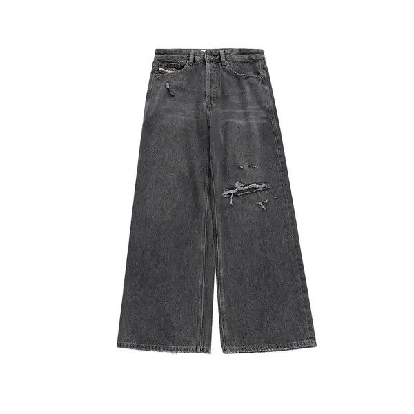 VIBE Black Ripped Baggy jeans Size US 30 / EU 46 - 2 Thumbnail