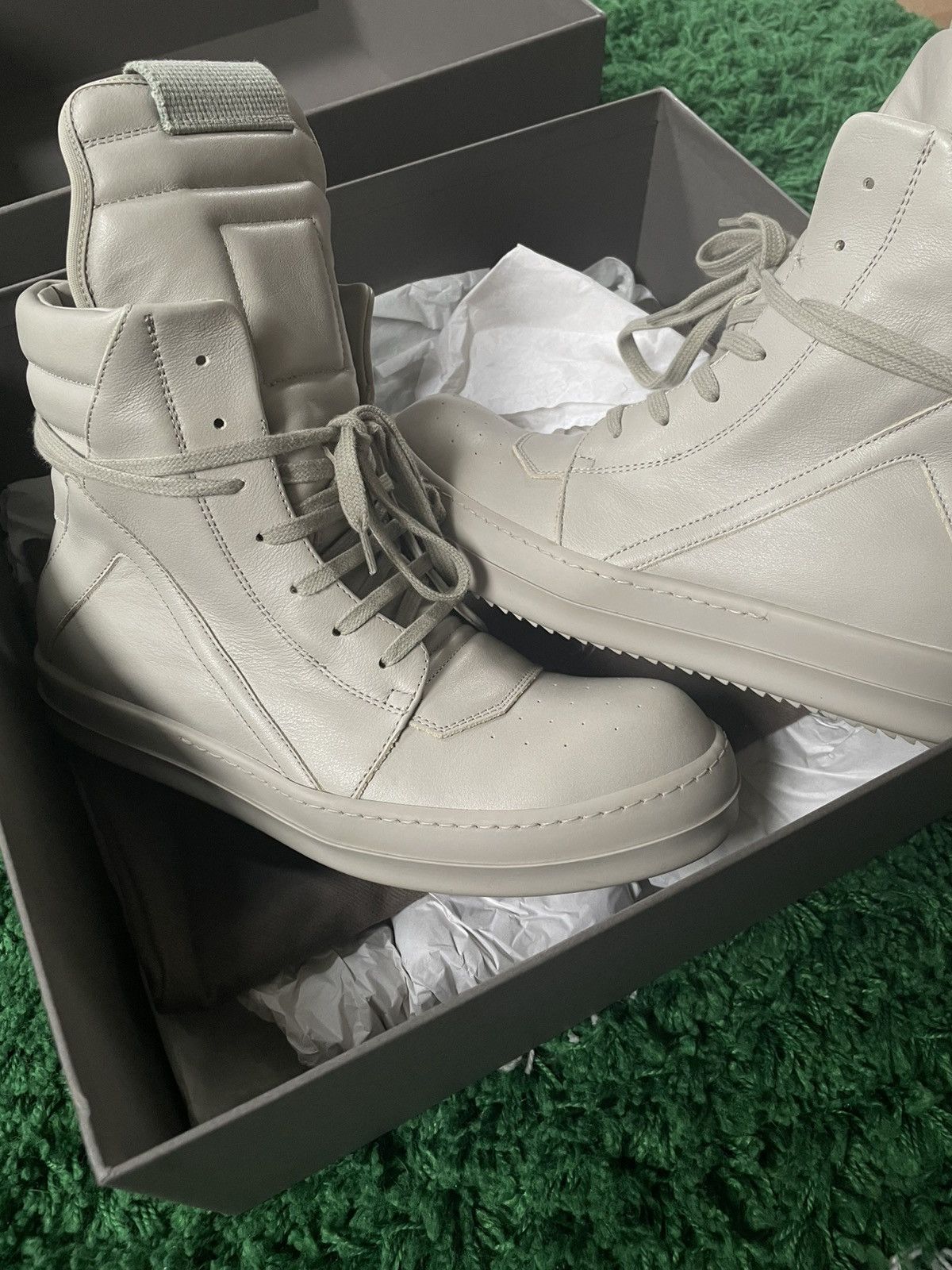 Rick Owens Rick Owens geobasket milk EU41 Size US 8 / EU 41 - 2 Thumbnail