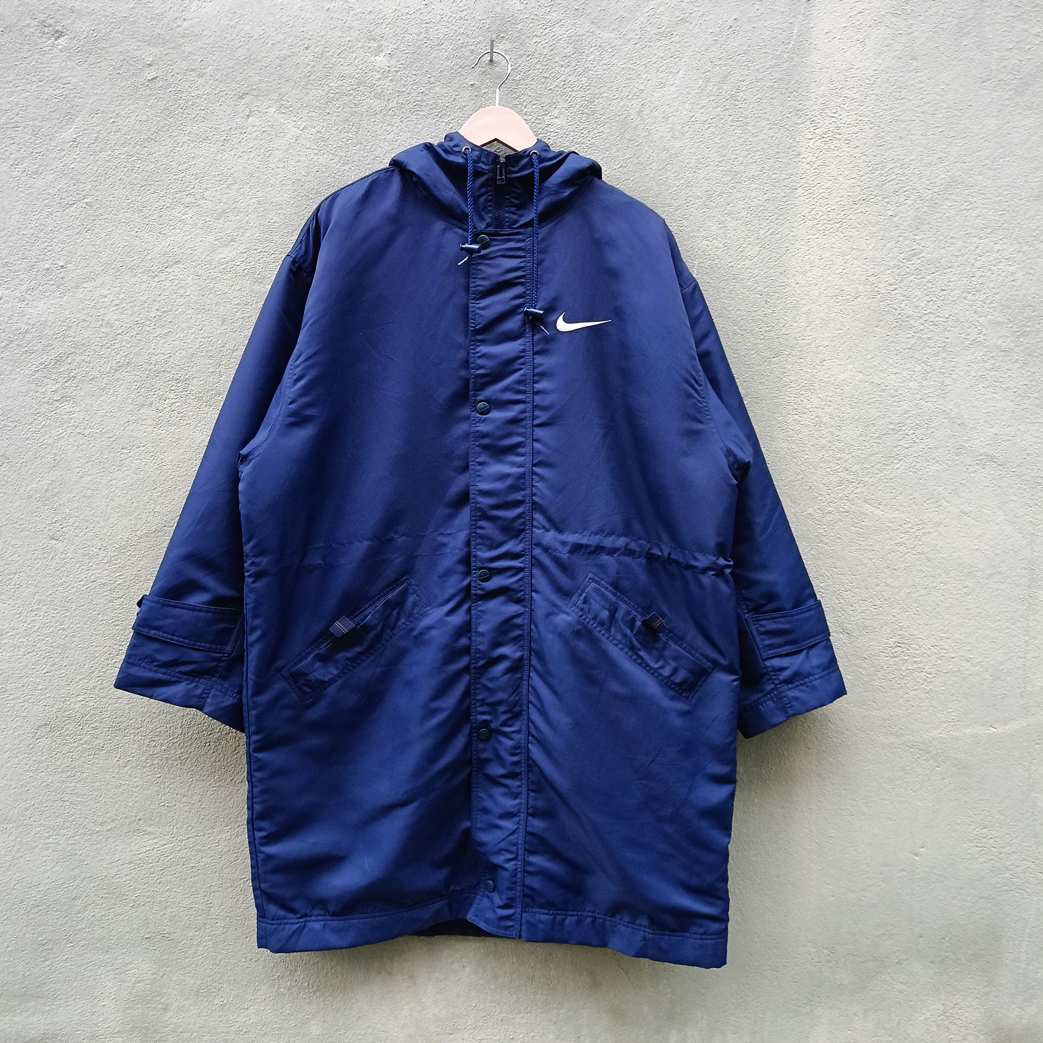Nike × Vintage Vintage Nike Long Jacket Size US XL / EU 56 / 4 - 2 Thumbnail