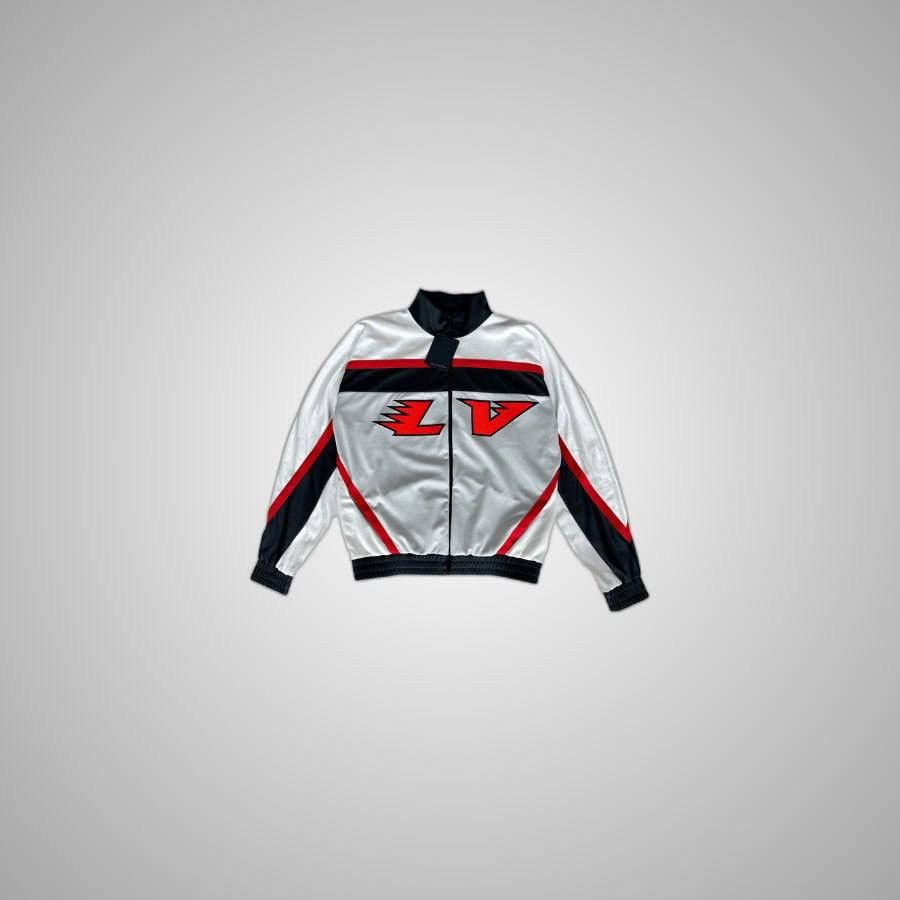 Louis Vuitton LOUIS VUITTON WHITE & RED TRACK JACKET Size US L / EU 52-54 / 3 - 1 Thumbnail
