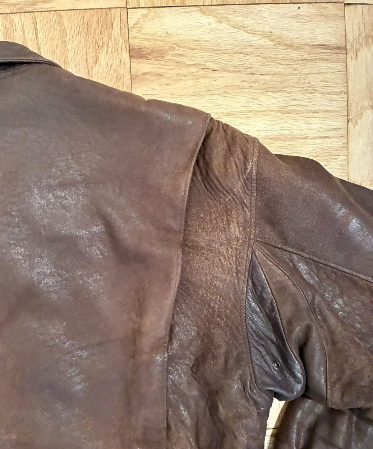 Other Vintage Leather Flight Jacket Size US M / EU 48-50 / 2 - 9 Thumbnail