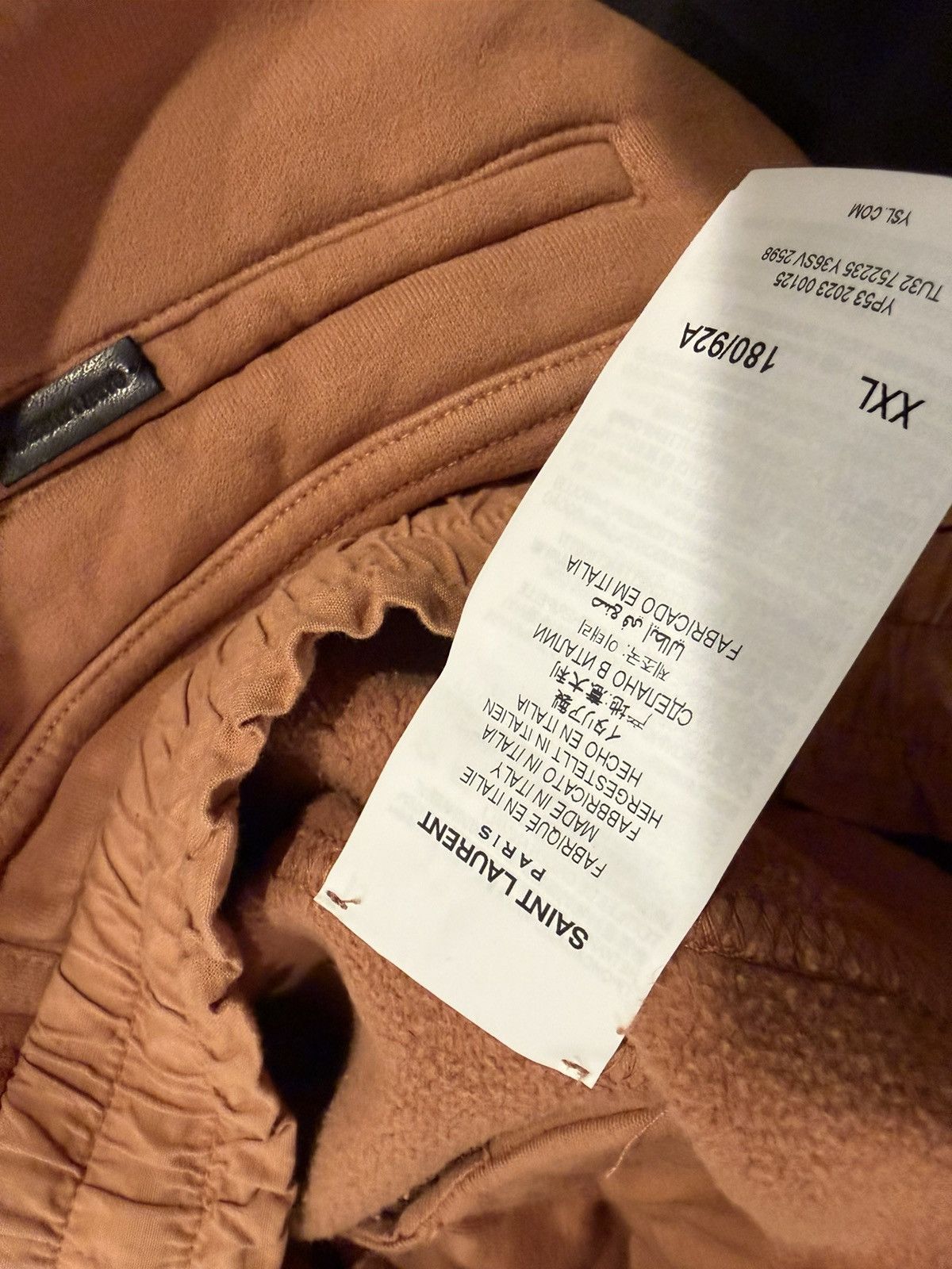 Saint Laurent Paris Saint Laurent mens fleece joggers pants. XXL. $1390 Size US 38 / EU 54 - 12 Thumbnail