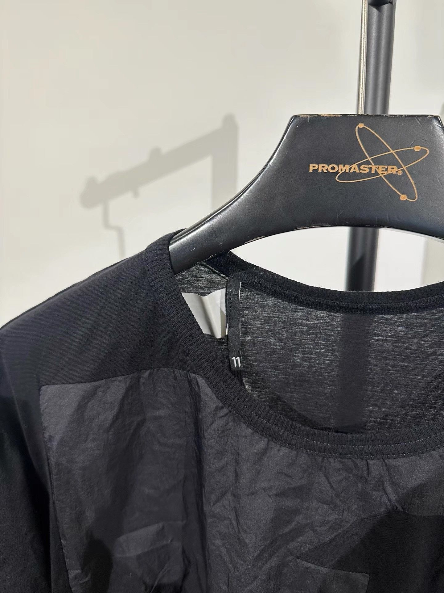 11 By Boris Bidjan Saberi 11by BBS Nylon Panel T-Shirt K35 Size XS / US 0-2 / IT 36-38 - 5 Thumbnail