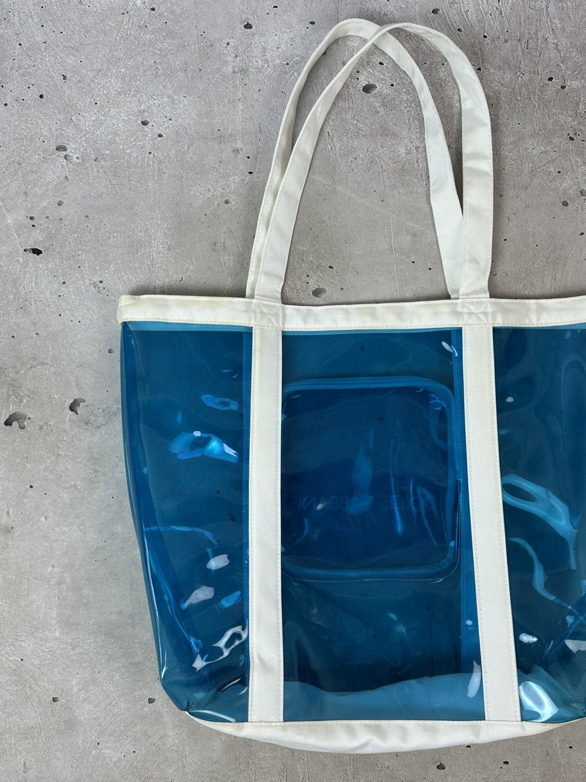 Dolce & Gabbana Vintage Dolce&Gabbana Light Blue Tote Beach Bag Size ONE SIZE - 10 Thumbnail