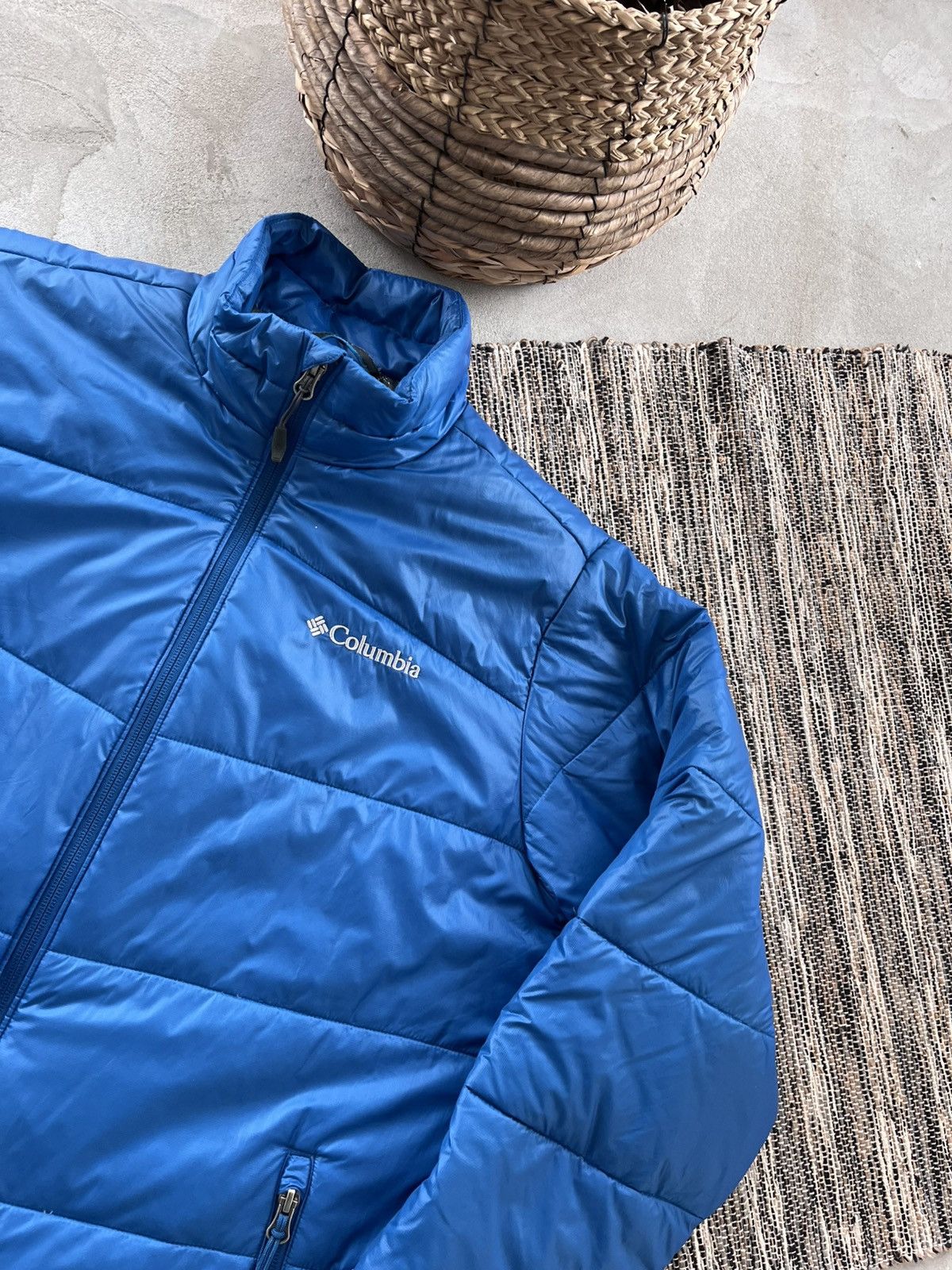 Columbia Vintage Columbia Lightweight Down Jacket Outdoor Y2K Blue Size US S / EU 44-46 / 1 - 5 Thumbnail