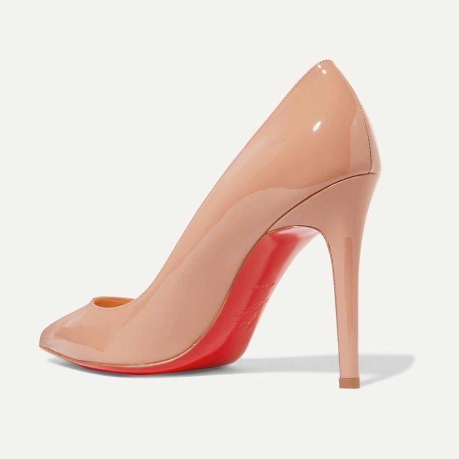 Christian Louboutin Pigalle 100 patent leather pumps heels Size US 9 / IT 39 - 4 Thumbnail