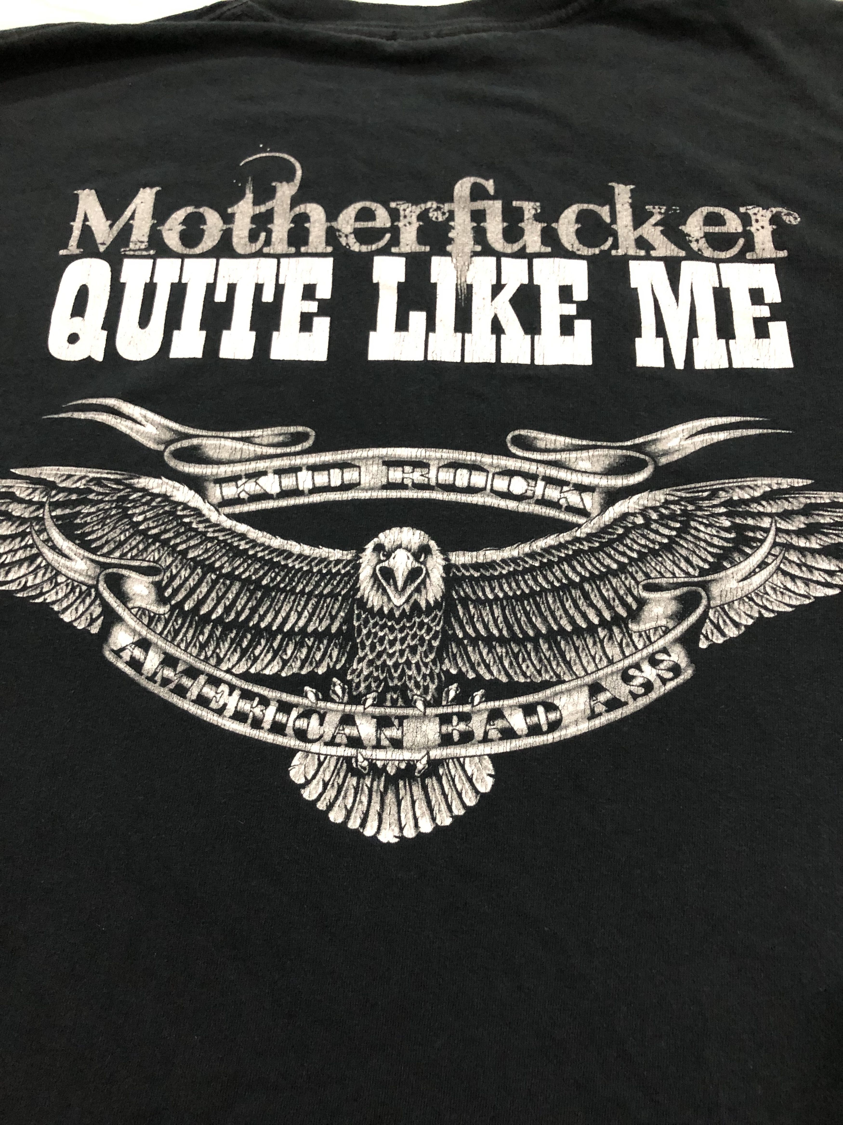 Band Tees Crazy Vintage Y2K Kid Rock American Badass Boxy Funny Tee L Size US L / EU 52-54 / 3 - 3 Thumbnail