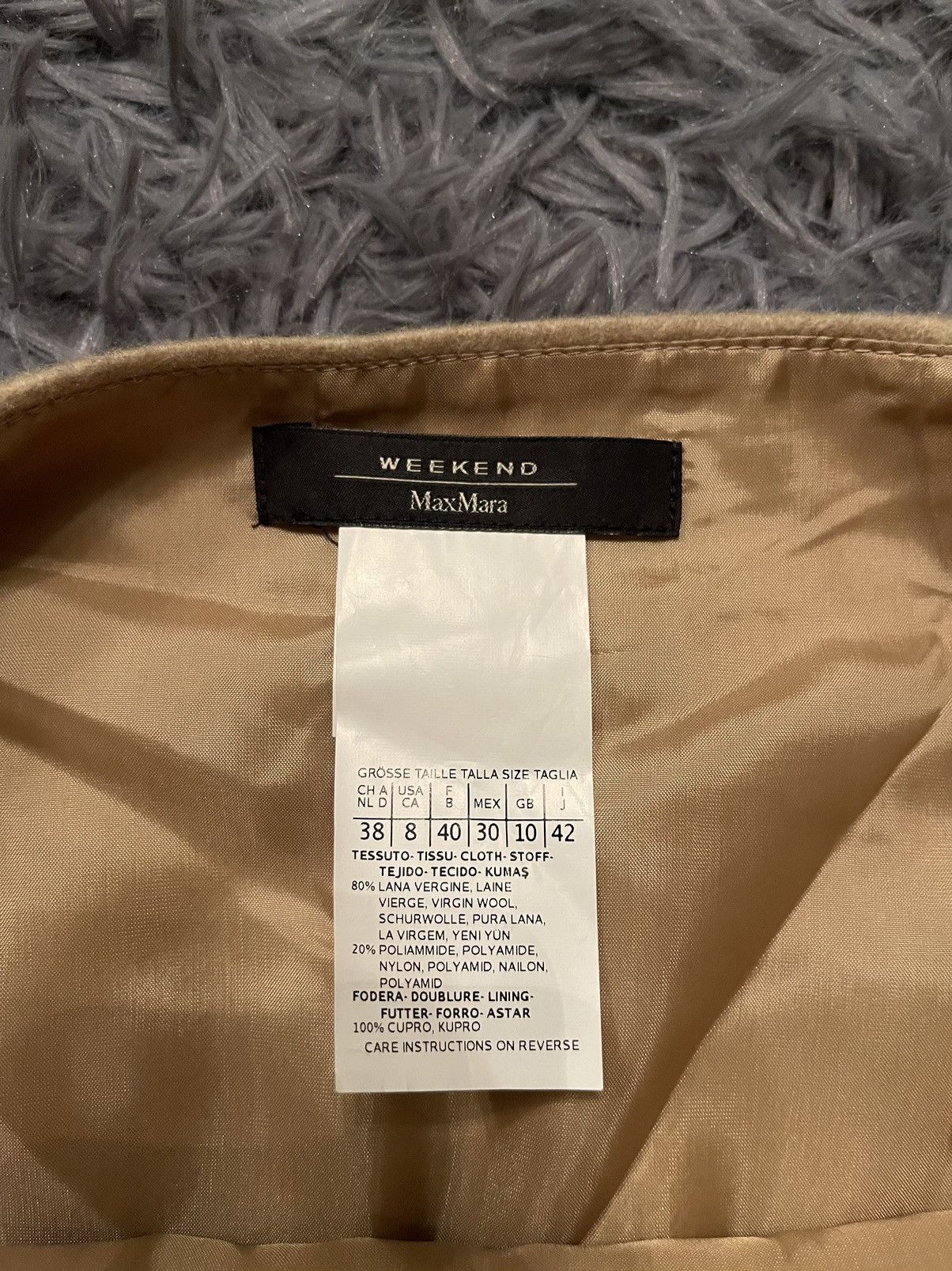 Max Mara × Weekend Max Mara Max Mara Weekend wool striped skirt Size 30" / US 8 / IT 44 - 7 Thumbnail