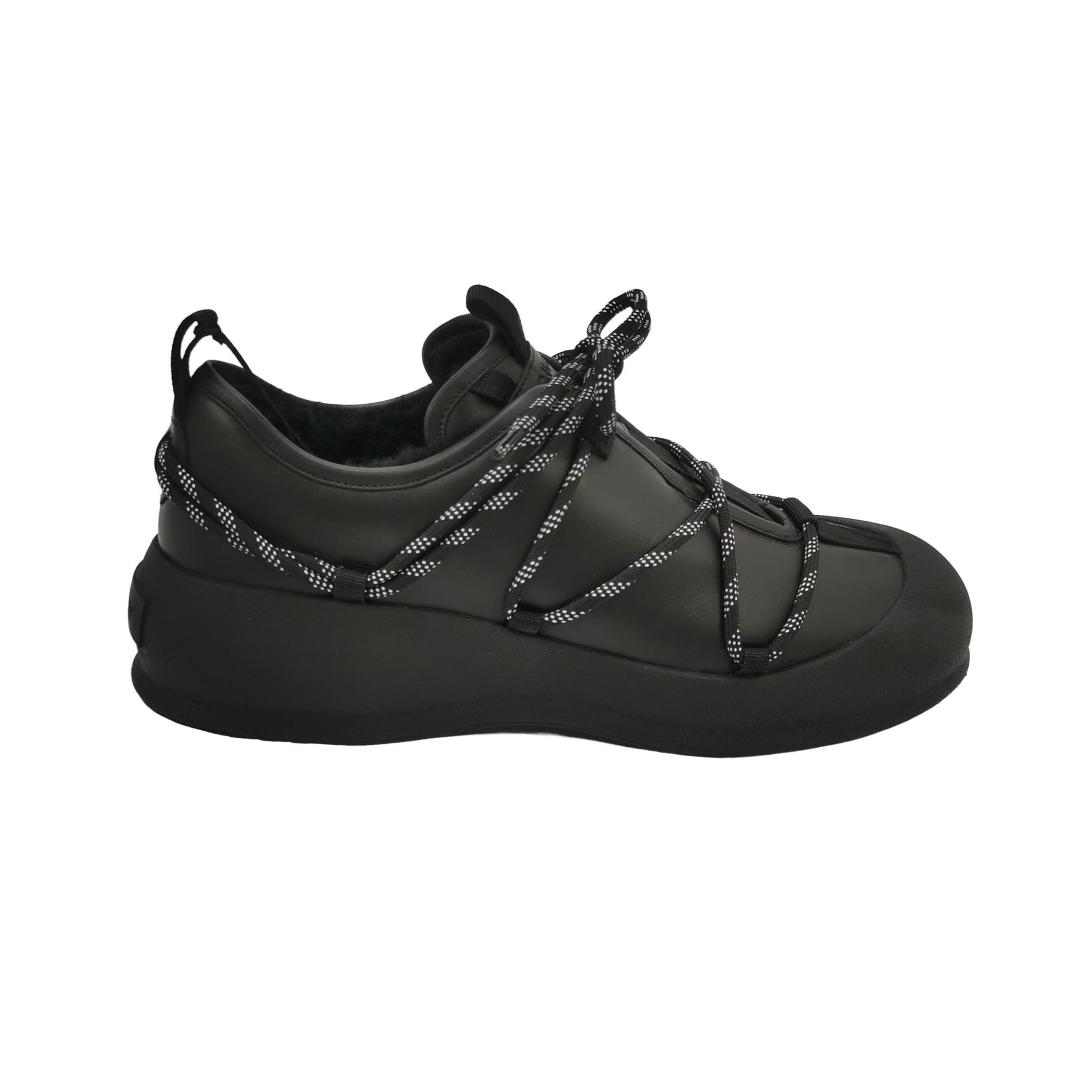 Bally Bally Black Leather Logo Low-Top Sneakers 43 Size US 10 / EU 43 - 1 Thumbnail