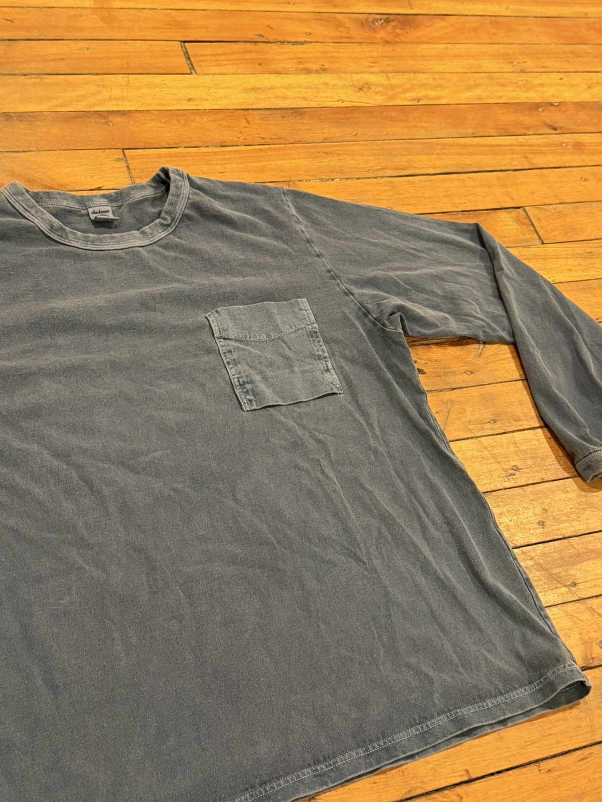 Jackman Jackman Tanabe Meriyasu garment dyed pocket long sleeve Size US L / EU 52-54 / 3 - 1 Thumbnail