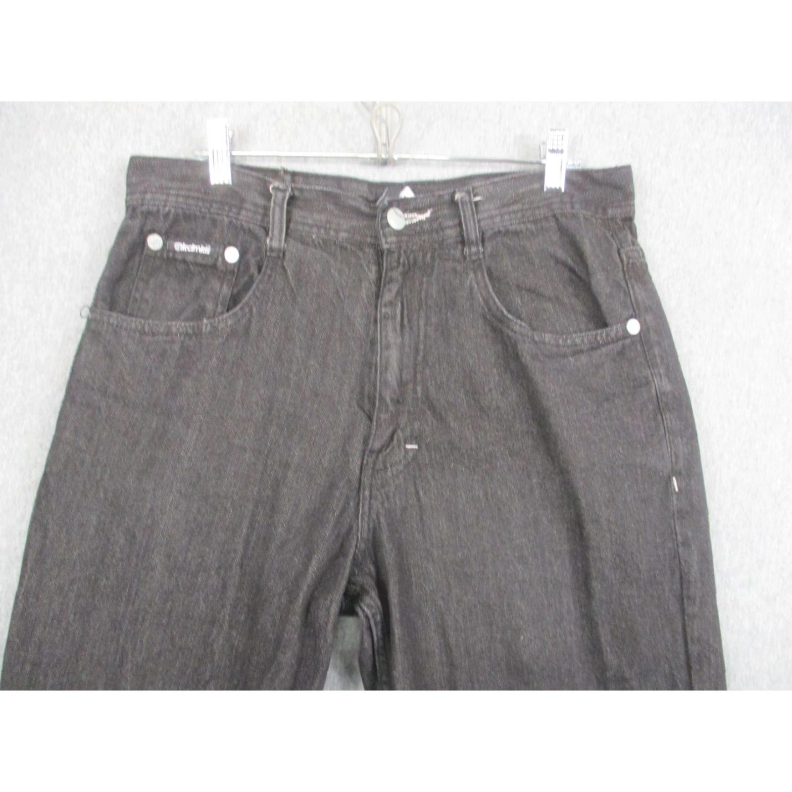Akademiks Akademiks Jeans Mens 34x32 Black Straight Leg Denim 5 Pocket Logo Casual Size US 34 / EU 50 - 2 Thumbnail