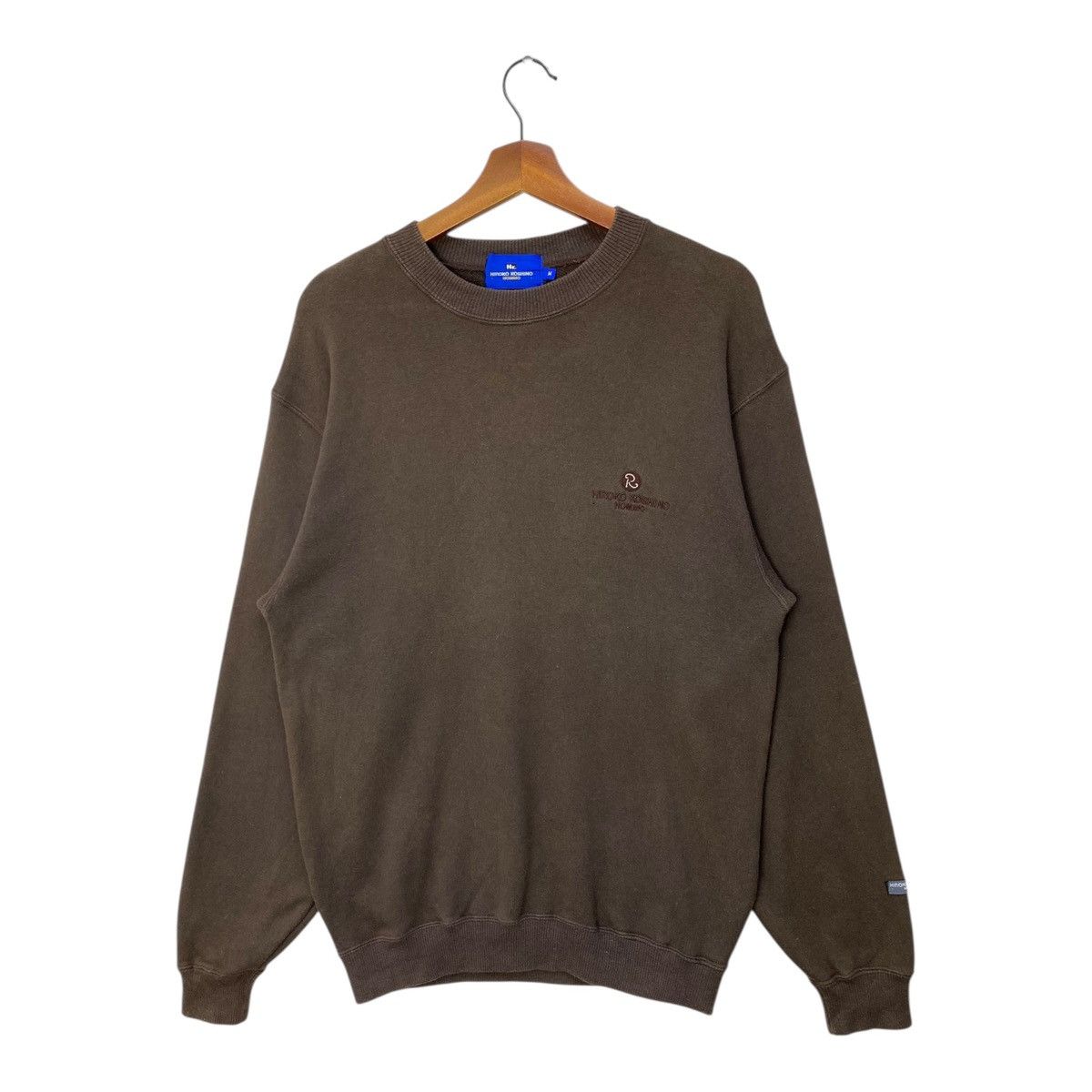 Hiroko Koshino Homme Japanese Brand Hiroko Koshino Sweatshirt Big Spellout Size M Size US M / EU 48-50 / 2 - 1 Thumbnail