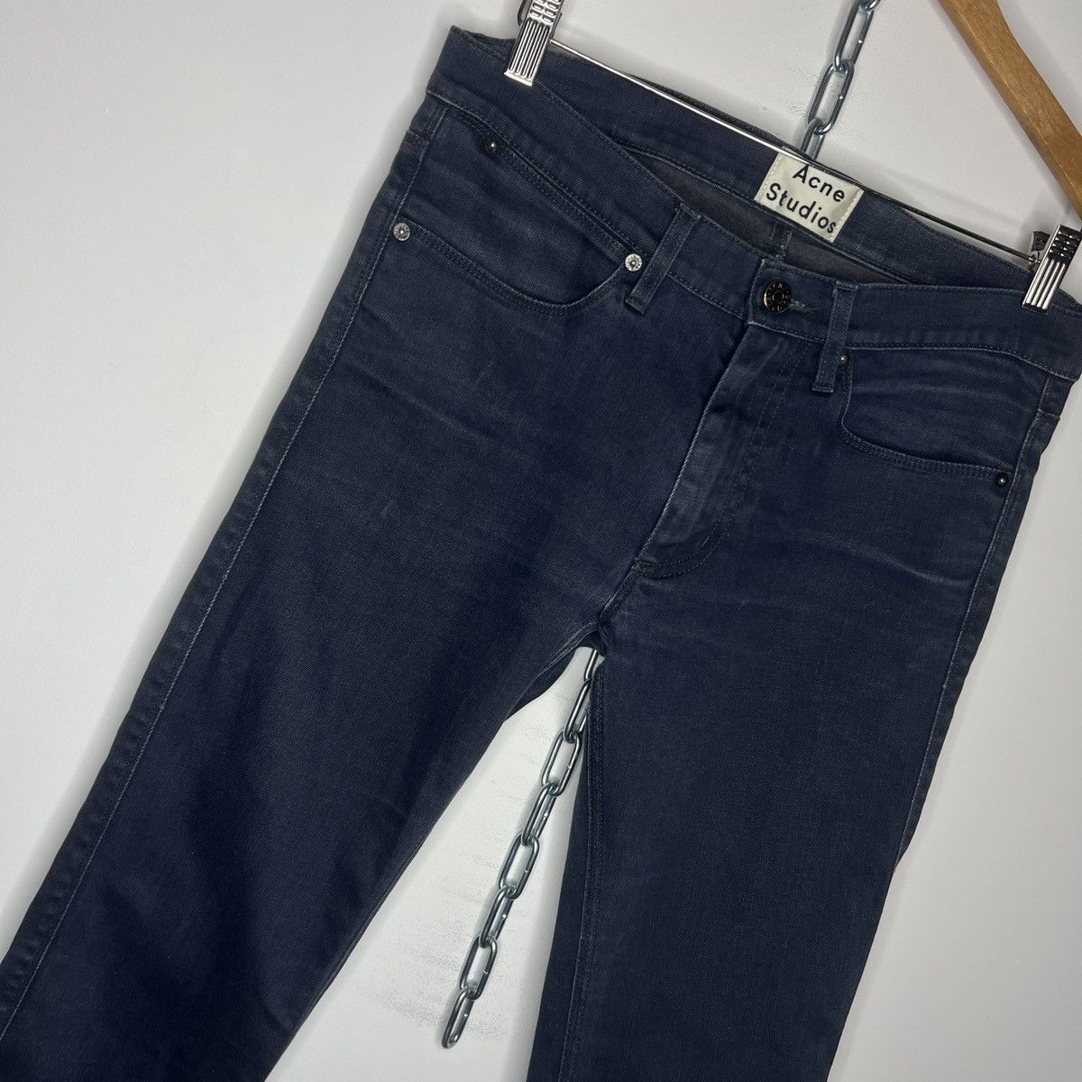 Acne Studios × Vintage Vintage acne studios jeans denim trousers pants slim Size US 32 / EU 48 - 4 Thumbnail