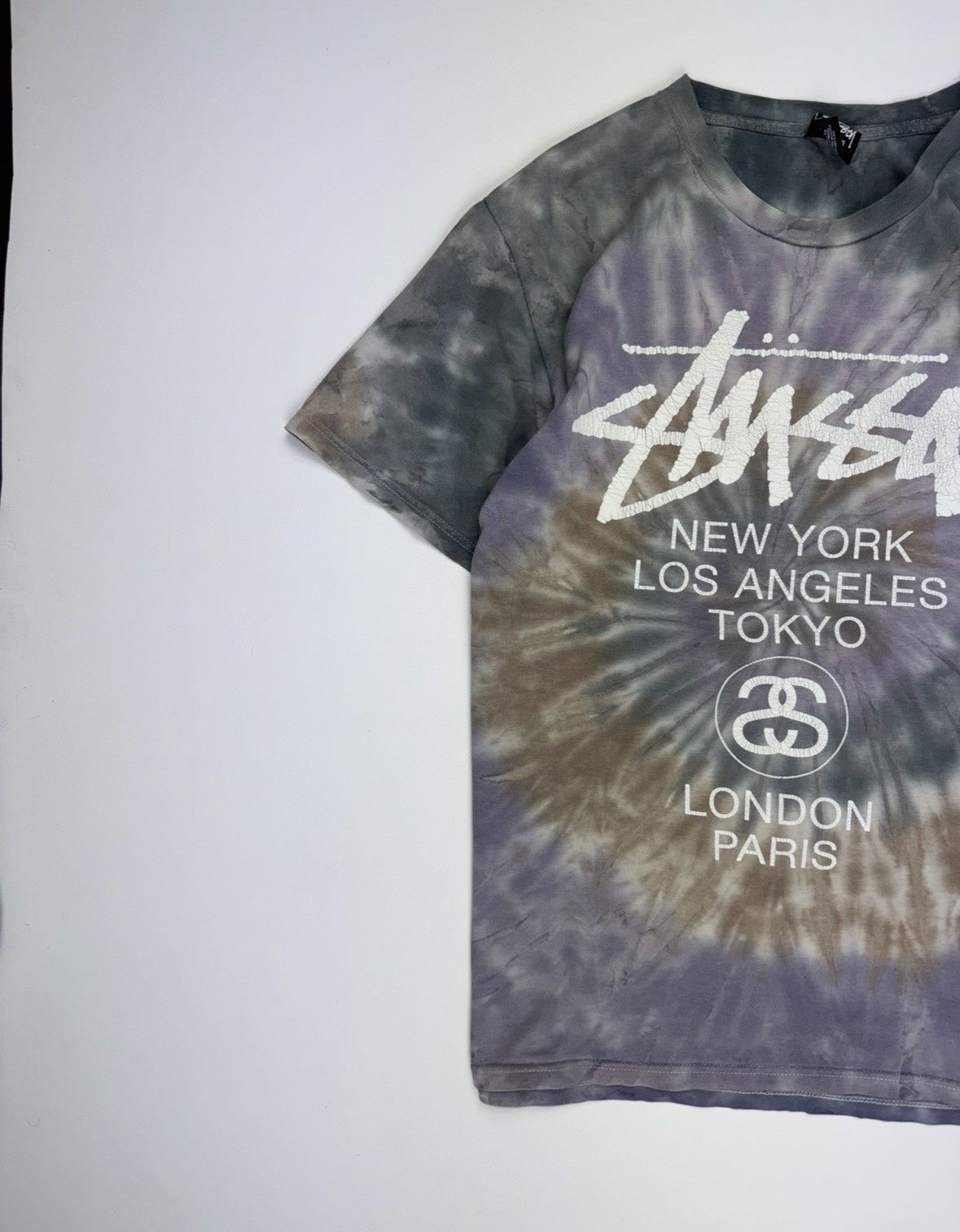 Stussy Streetwear Tie Die Stussy Vintage Big Logo size M Size US M / EU 48-50 / 2 - 2 Thumbnail