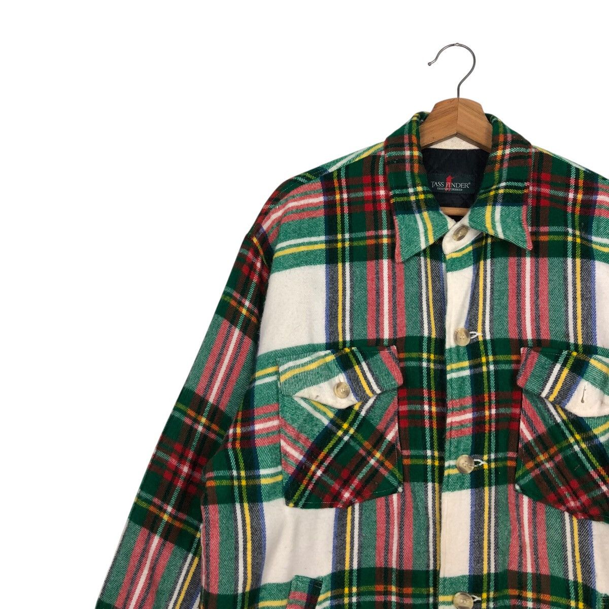 Japanese Brand Vintage Shirt Button Jacket Tass Finder Issey Miyake Tartan Size US M / EU 48-50 / 2 - 10 Thumbnail