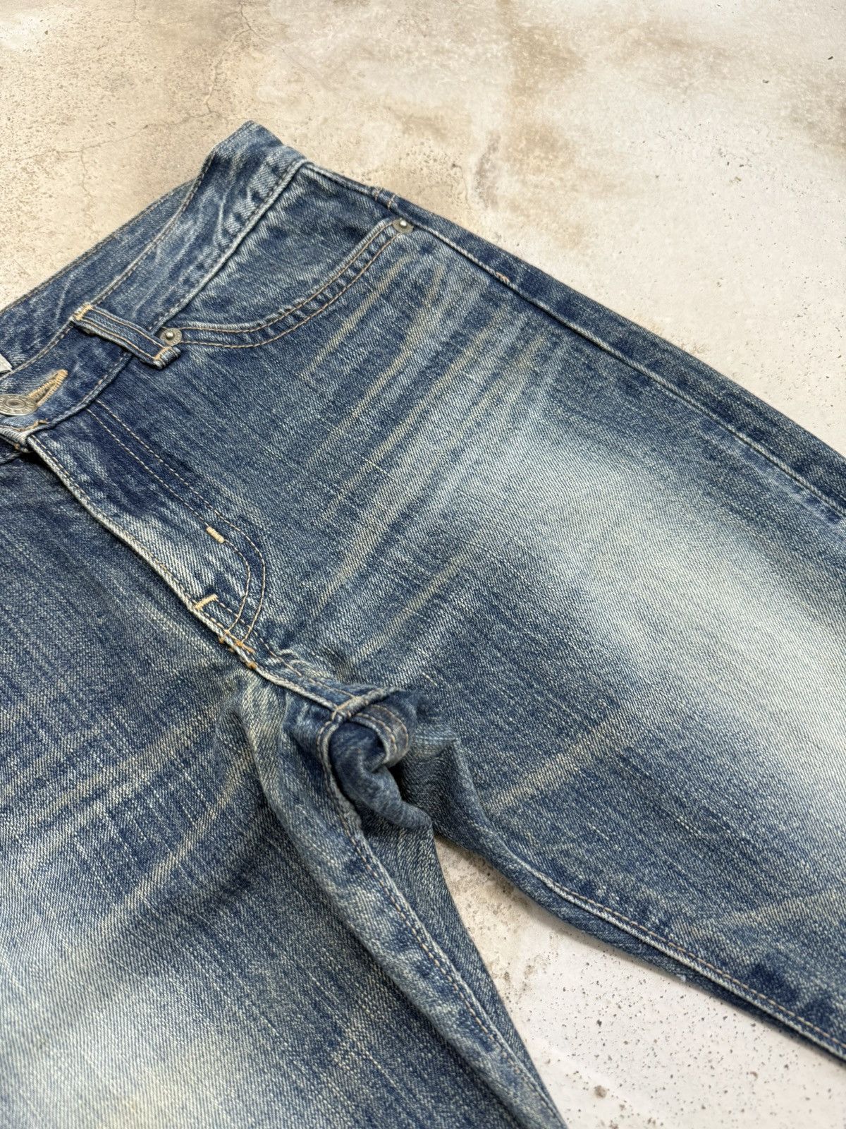 Edwin Miss Edwin 503 Flare Stonewashed Unisex Denim Pants Size 27" / US 4 / IT 40 - 7 Thumbnail